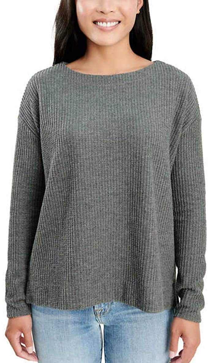 Women's Thermal Waffle Knit Long Sleeve Shirt - Soft Winter Warm Base Layer Top for Cold Weather, Hiking, Camping & Outdoor Activities