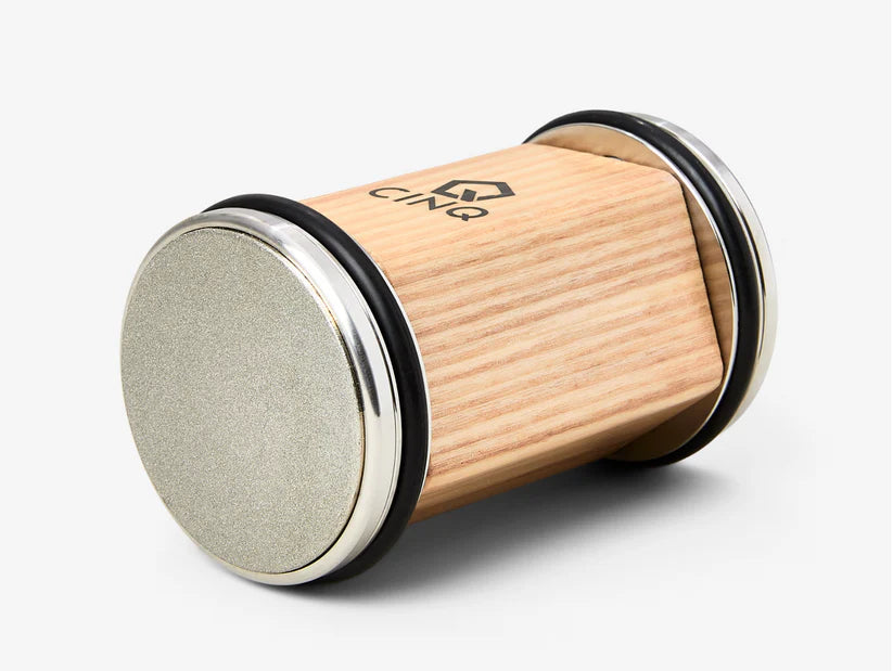 Cinq Rolling Knife Sharpener - Professional Kitchen Knife Sharpening Tool for Chefs & Home Cooks - Perfect for Kitchen, Camping & Outdoor Cooking