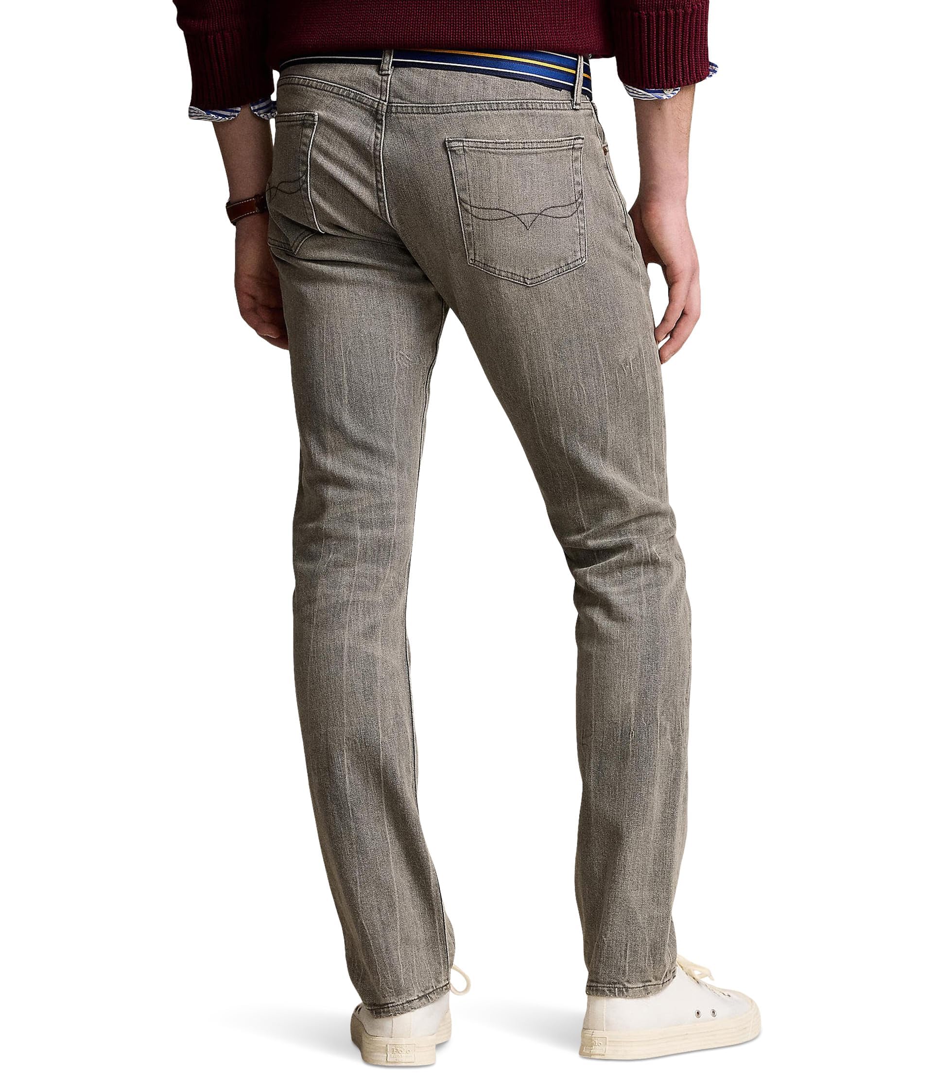 POLO RALPH LAUREN Men's Slim Fit Stretch Jeans - Classic Warren Wash Denim Pants for Casual & Business Wear | Perfect for Office, Date Night & Weekend Outings