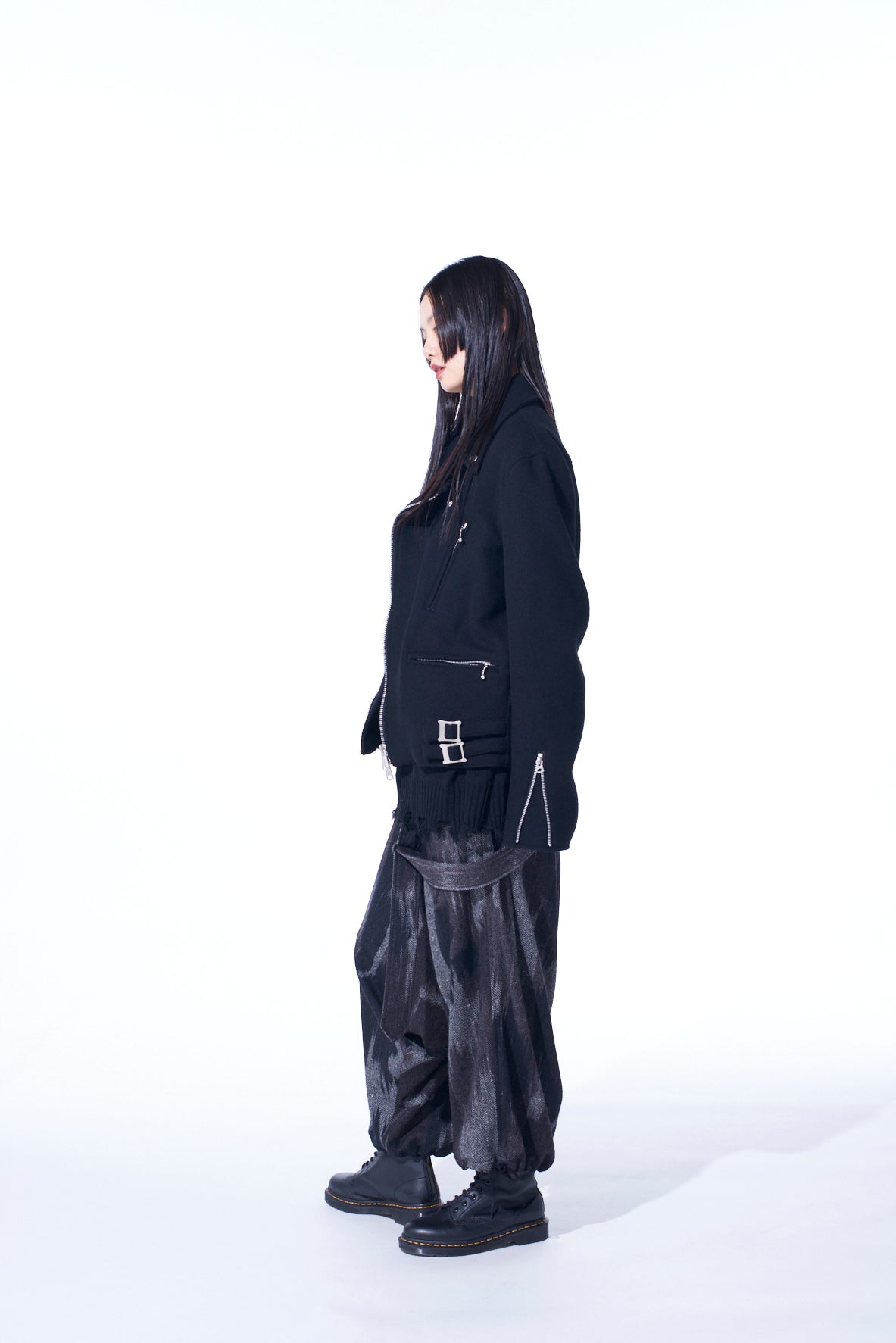 Double Weave Melton Oversized Motorcycle Jacket for Men & Women - Stylish Biker Jacket for Riding, Casual Wear & Outdoor Adventures