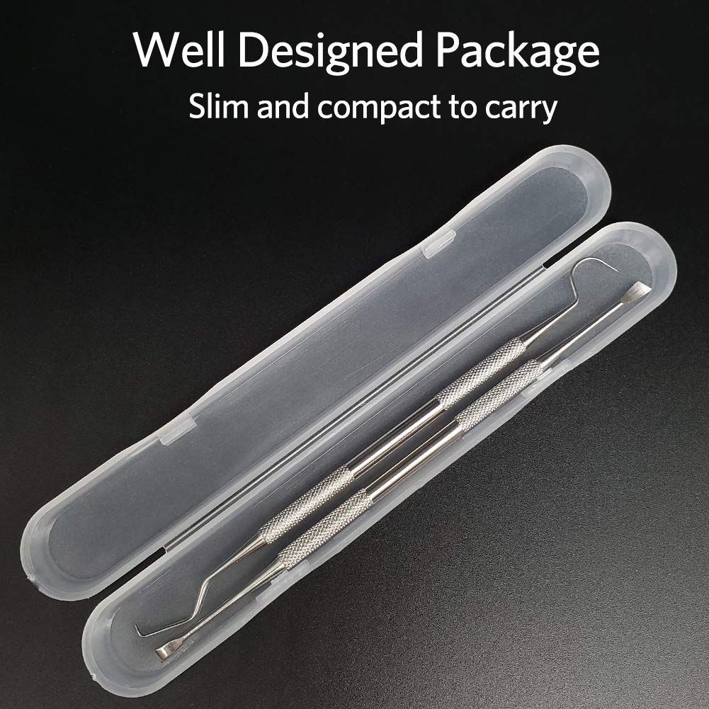 Professional Dental Tools Kit - Stainless Steel Teeth Cleaning Set for Dentists, Personal & Pet Use | Includes Scaler Pick, Tartar Remover & Storage Box | Perfect for Home Dental Care & Veterinary Hygiene