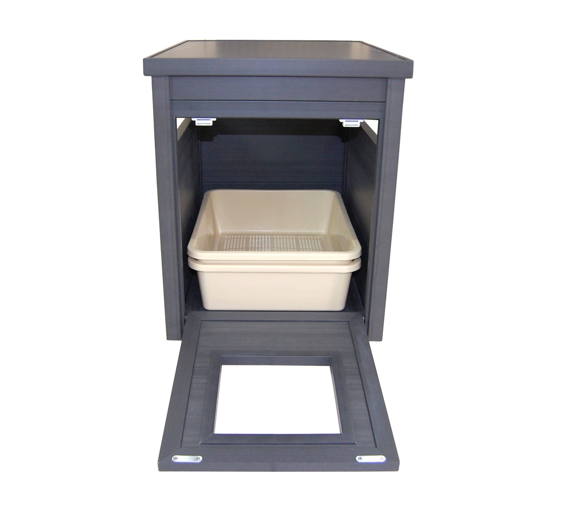 New Age Pet Litter Loo Litter Box Cover - Odor Control Cat Litter Box Enclosure with Door - Modern Furniture-Style Design for Home, Office, or Apartment Use