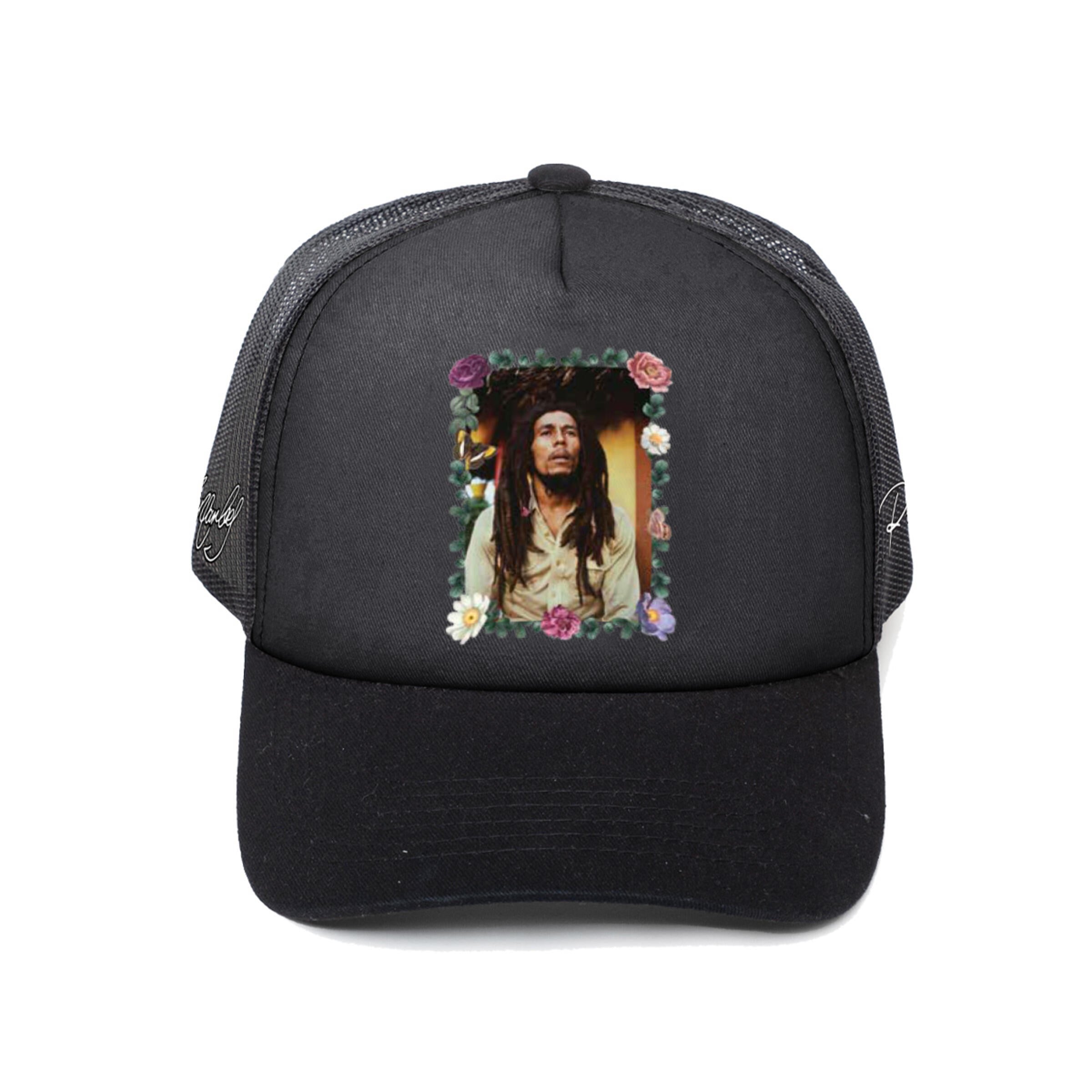 Primitive x Bob Marley Everlasting Trucker Hat - Reggae Inspired Vintage Trucker Cap for Men & Women - Perfect for Music Festivals, Beach Days & Casual Streetwear