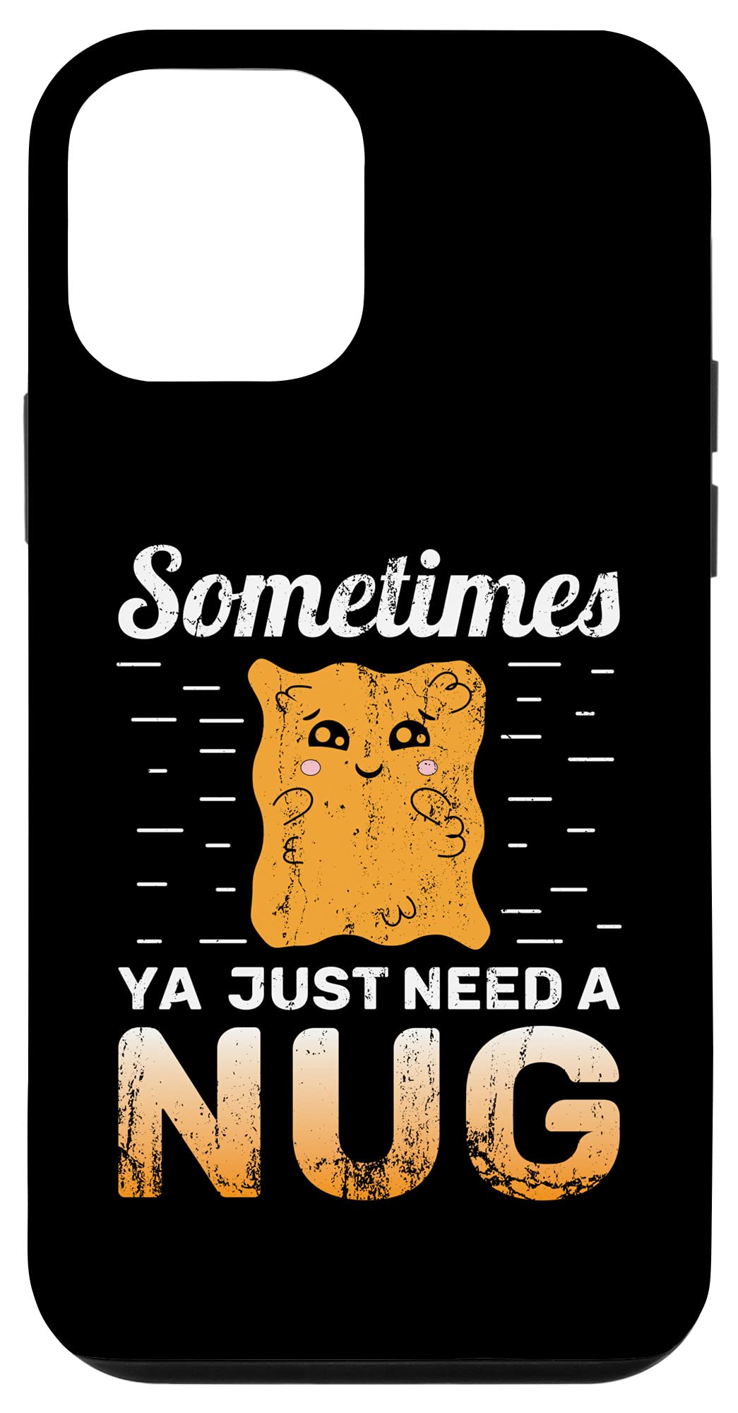 iPhone 12 Mini Case - Funny Fast Food Lover Design with Chicken Nuggets | Perfect Gift for Foodies & iPhone Users | Great for Everyday Use, Work, and Travel