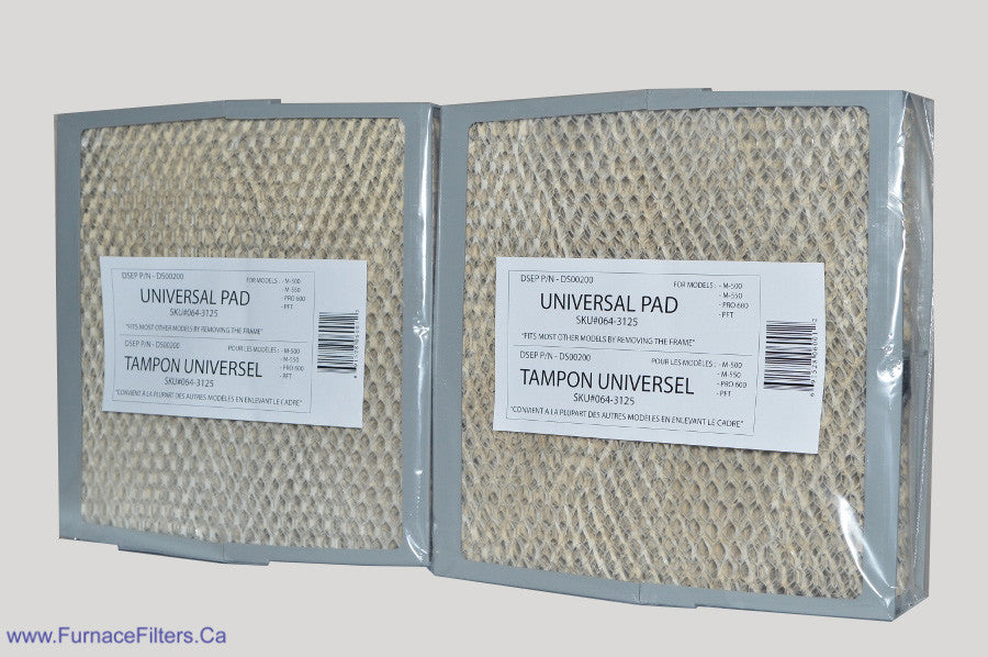 Desert Spring Universal Humidifier Pad 2-Pack - Replacement Filter for Home & Office Humidifiers - Compatible with DS00200 / 064 3125 Models - Ideal for Dry Climates, Winter Use & Allergy Relief