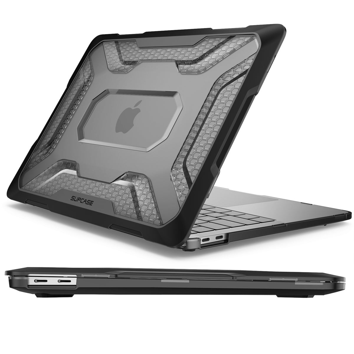MacBook Pro 13 inch (2020 & 2022 Model) Shockproof Rugged Protective Case - Heavy Duty Black Cover for Ultimate Drop Protection | Perfect for Travel, Outdoor & Daily Use