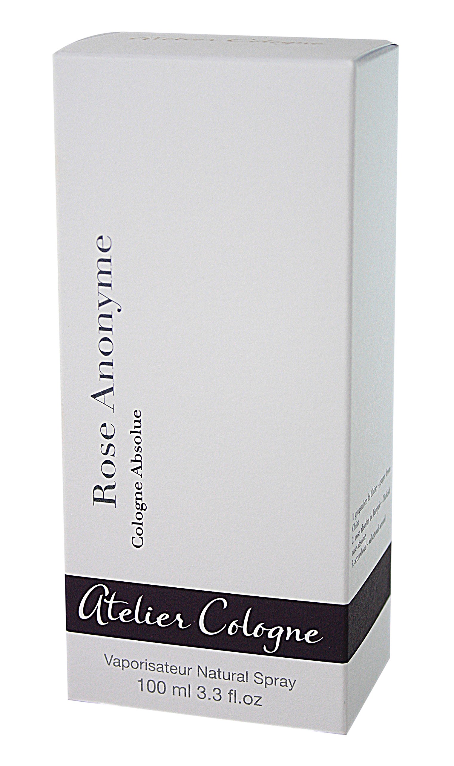 Atelier Cologne Rose Anonym Eau de Parfum for Women - 3.3 oz Floral Scent Perfume | Romantic Date Night & Special Occasion Fragrance