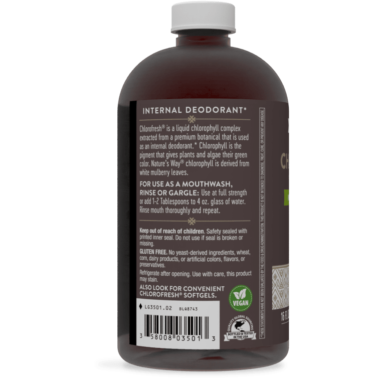 Chlorofresh Liquid Chlorophyll 16 oz - Natural Detox & Energy Booster Supplement for Daily Wellness & Skin Health | Perfect for Smoothies, Juices & Water