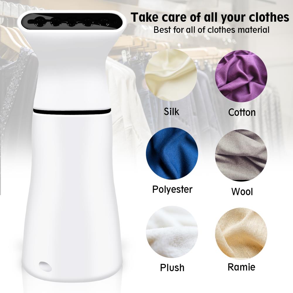 Portable Fabric Steamer for Clothes - Handheld Garment Steamer with Fast Heating, Travel-Friendly & Wrinkle Remover - Perfect for Home, Travel, and Professional Use
