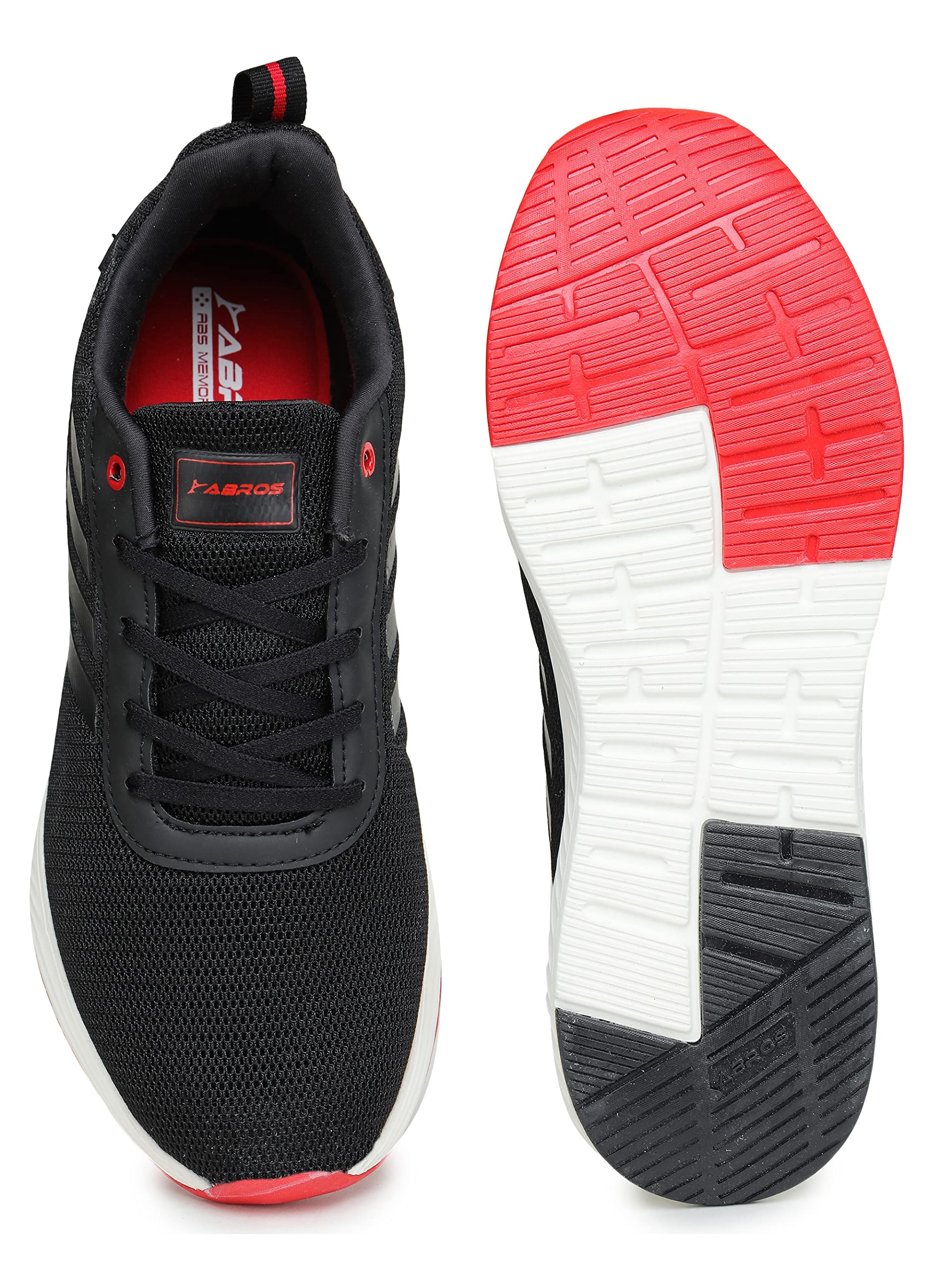 ABROS Men's Prime-N ASSG1112N Sports Shoes - Lightweight Running Shoes for Men, Breathable Casual Sneakers for Gym & Workout - Perfect for Jogging, Training, and Everyday Wear