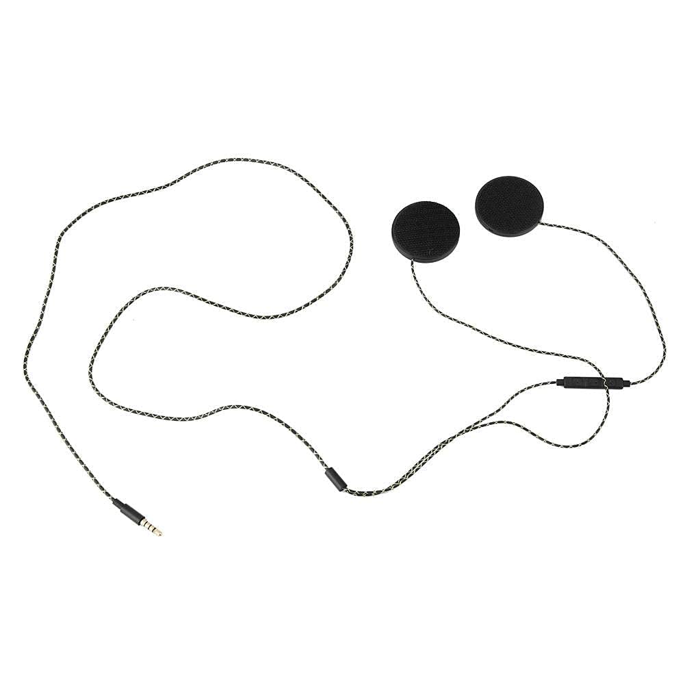 EBTOOLS Motorcycle Helmet Bluetooth Headset - 3.5mm Noise Cancelling Speakers, Hands-Free Intercom System for Zamp Helmets | Perfect for Long Rides, Group Tours & Road Communication