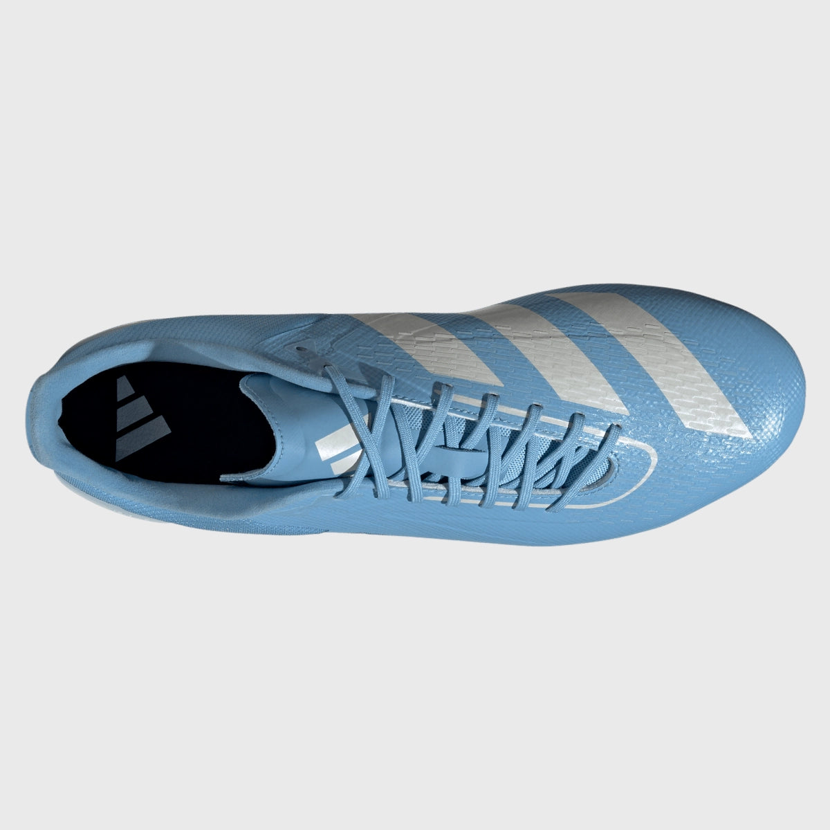 Adidas Adizero RS15 Ultimate SG Rugby Cleats - Light Blue | Lightweight Football Shoes for Rugby & Soccer | Perfect for Wet & Soft Ground Play