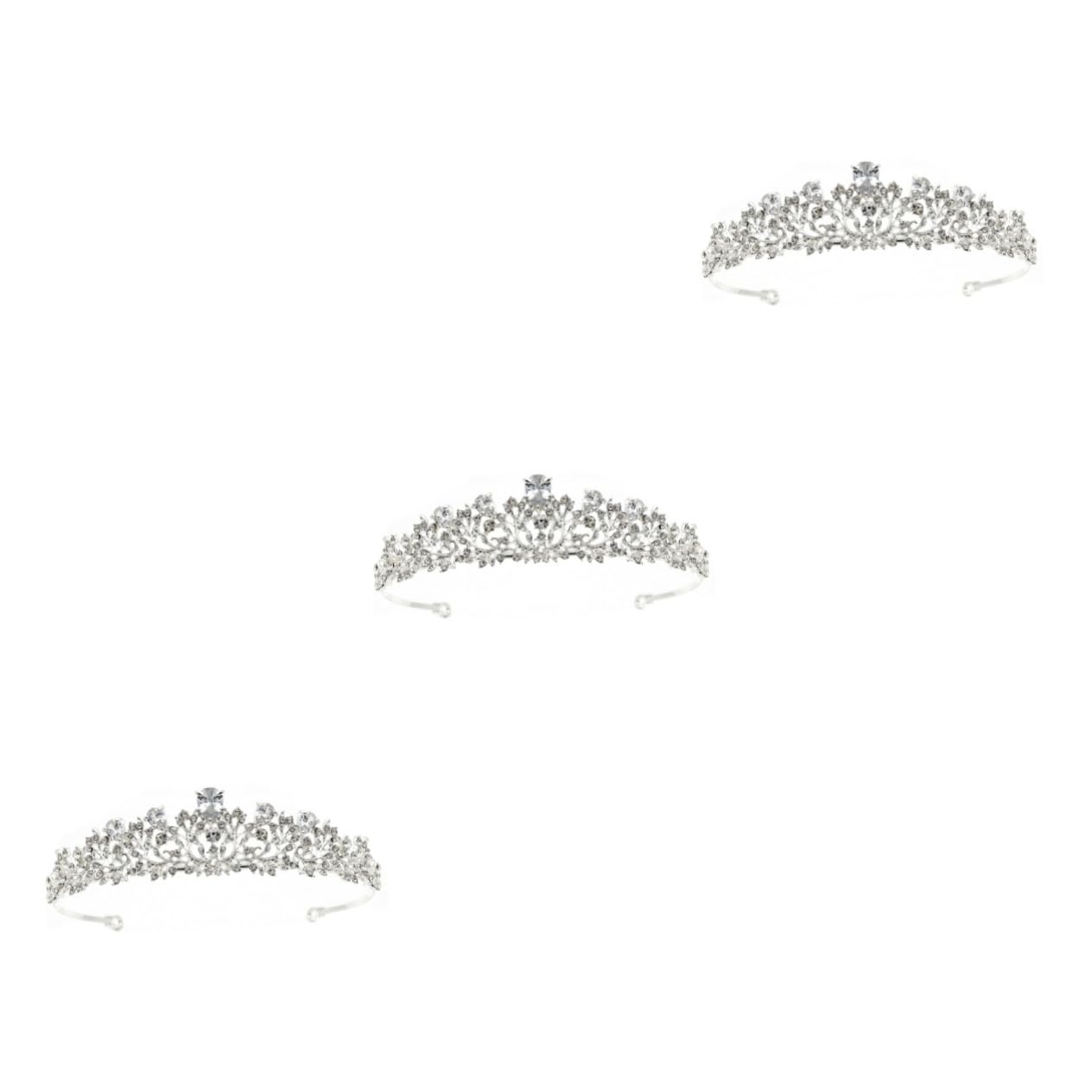 Minkissy 2-Piece Crystal Bridal Headpiece Set - Vintage Baroque Rhinestone Tiara & Hair Accessories for Women - Perfect for Weddings, Prom, Bridal Showers & Special Occasions