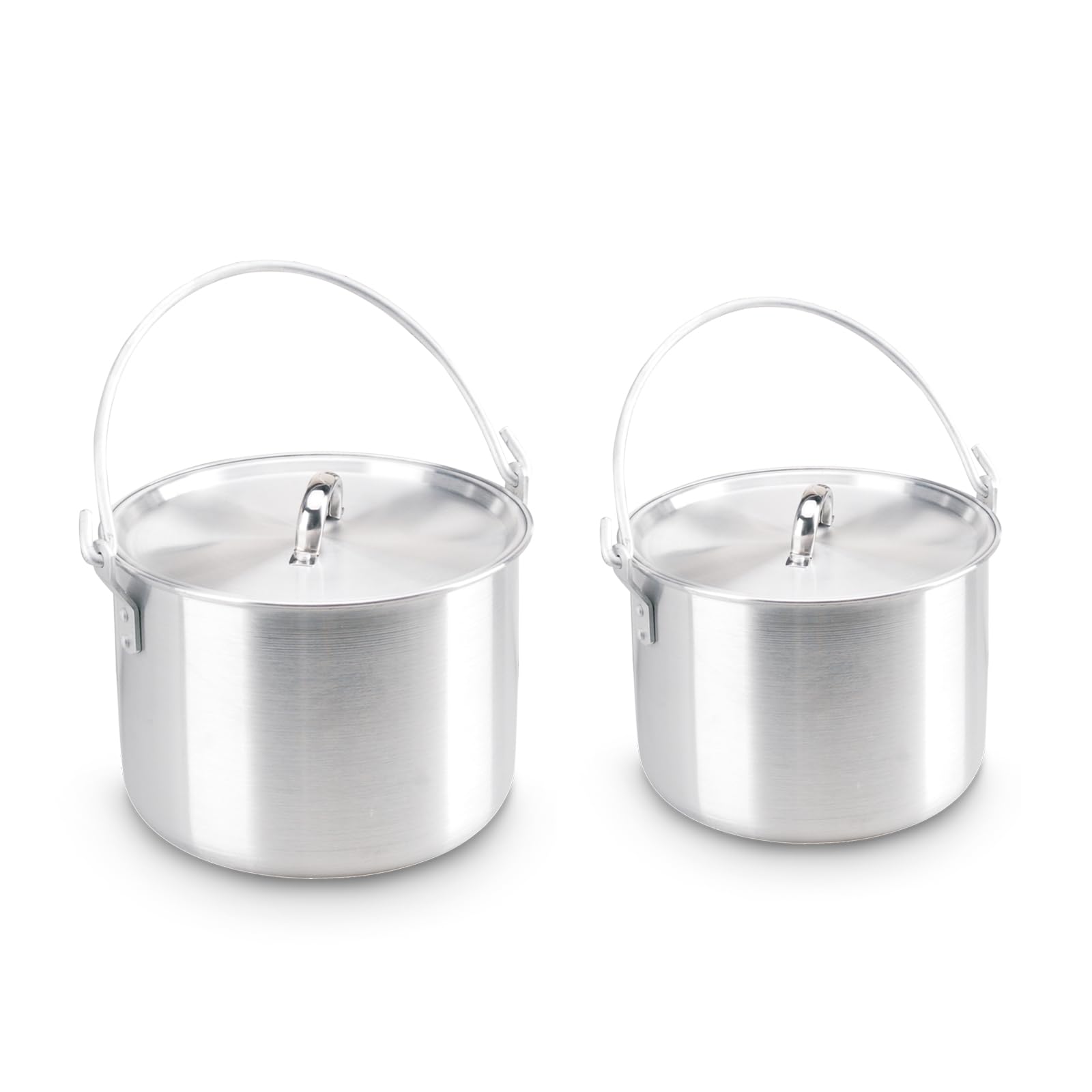 AceCamp® Aluminum Camping Pot with Lid & Handle - Lightweight Cooking Pot for Gas Stoves, Grills & Campfires - Perfect for Backpacking, Hiking & Outdoor Adventures
