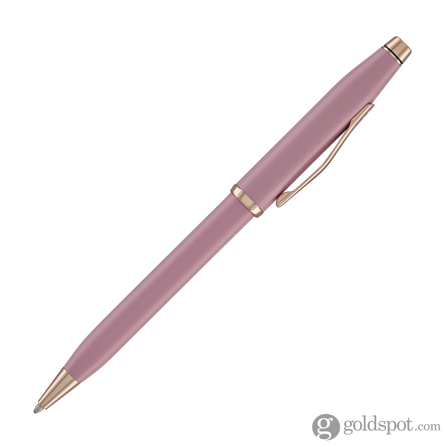 Cross Century II Ballpoint Pen - Smoky Pink Lacquer with Rose Gold Trim | Premium Writing Instrument for Office, Business & Gift Giving