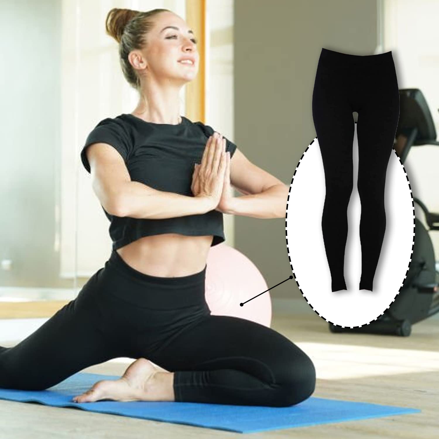 **Spall Pro Women's High Waisted Yoga Leggings – Tummy Control Workout Pants, Non-See Through & Squat Proof – Perfect for Gym, Running & Lounge Wear**