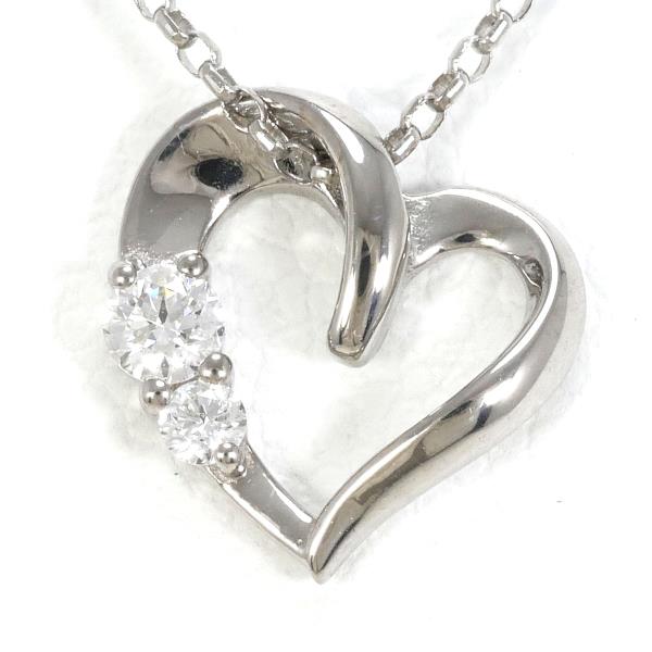 18K White Gold Diamond Pendant Necklace for Women - Elegant Fine Jewelry Gift for Anniversary, Wedding & Special Occasions
