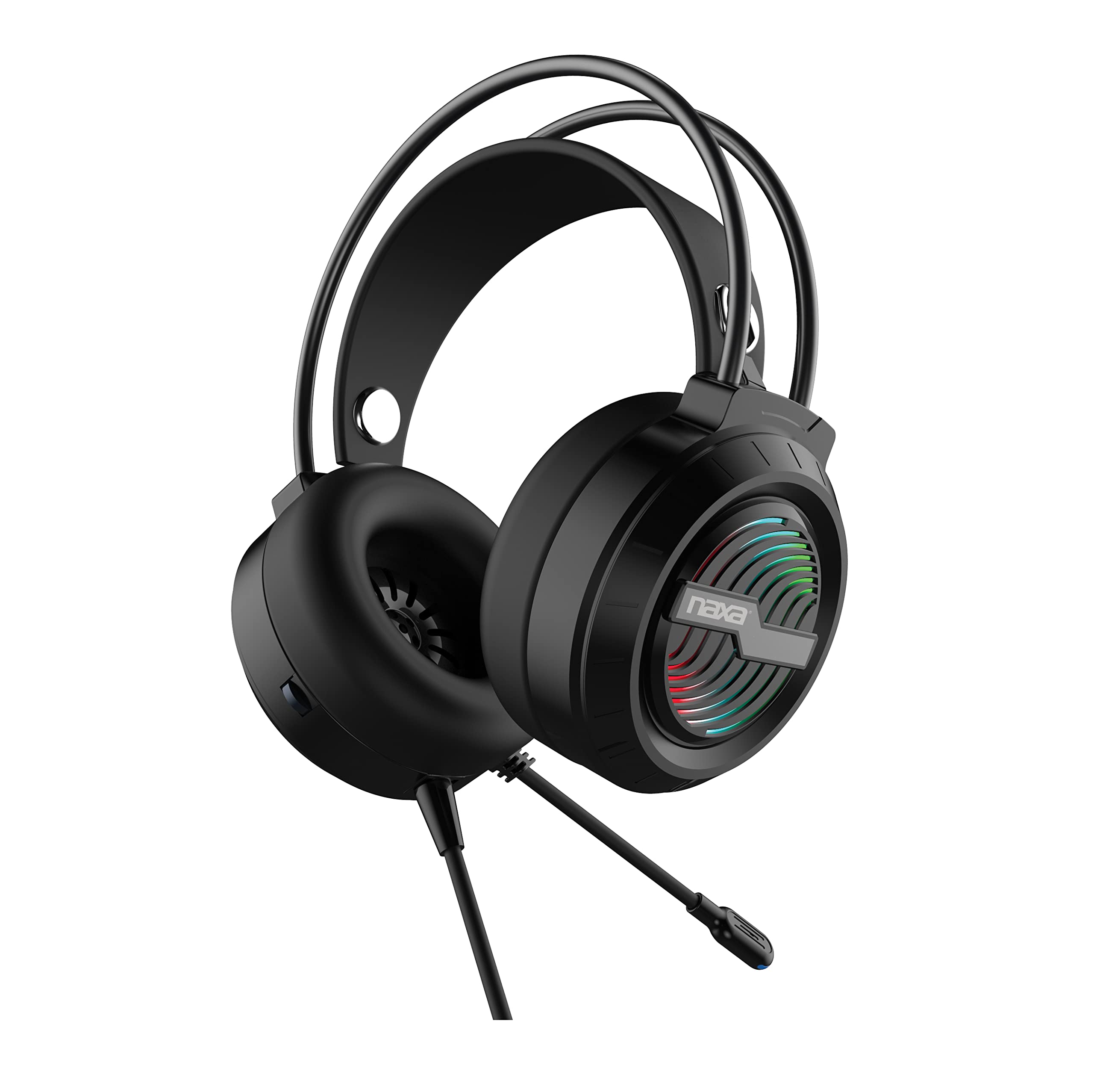 Naxa Electronics NG-1001 Professional Gaming Headset with Noise Cancellation - Wired Over-Ear Headphones for PC, PS4, Xbox - Perfect for Streaming, Esports & Online Gaming