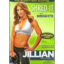 Jillian Michaels Shred-It With Weights - Home Workout DVD for Weight Loss & Toning | Perfect for Women's Fitness & Strength Training at Home