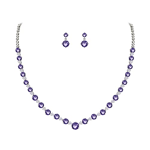 Purple Silver-Tone
