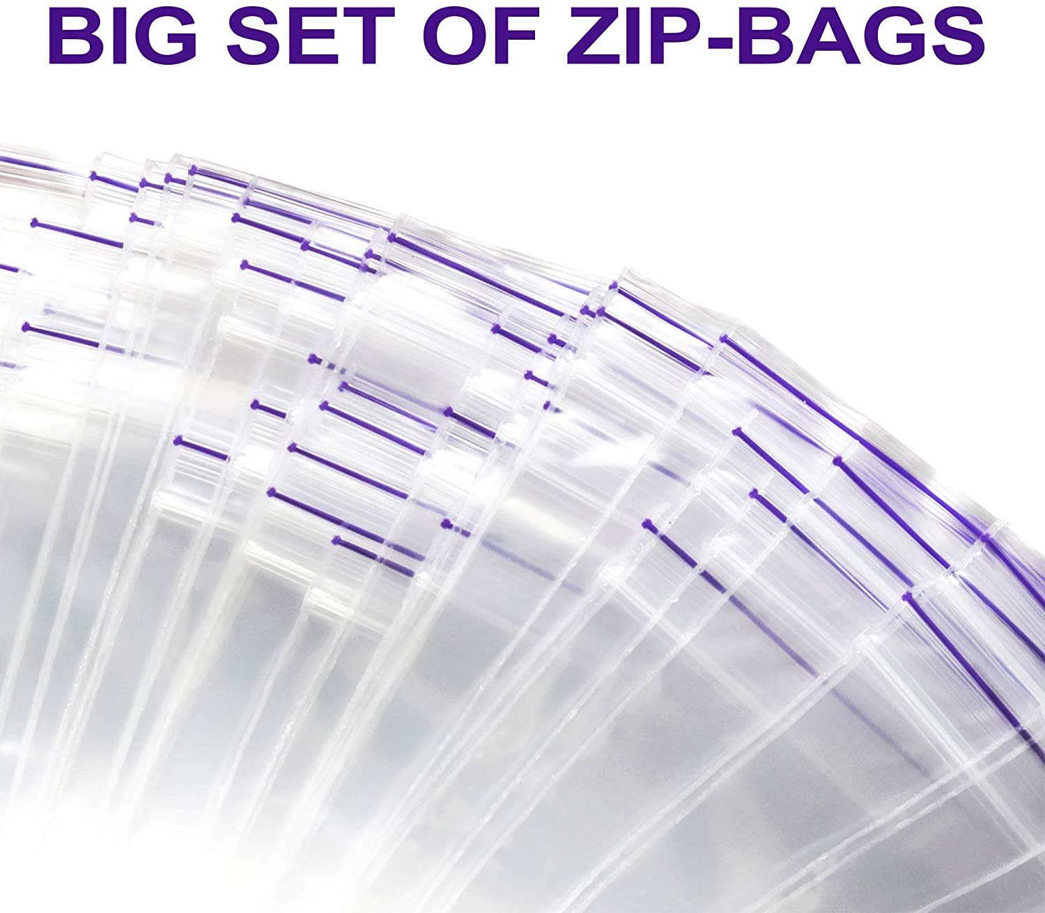 Lakesstory 100 Pack 2.4x3.1 Inch Clear Reusable Resealable Plastic Bags for Snacks, Jewelry, Crafts & Organizing - Small Zipper Storage Pouches for Travel, Office & Home Use