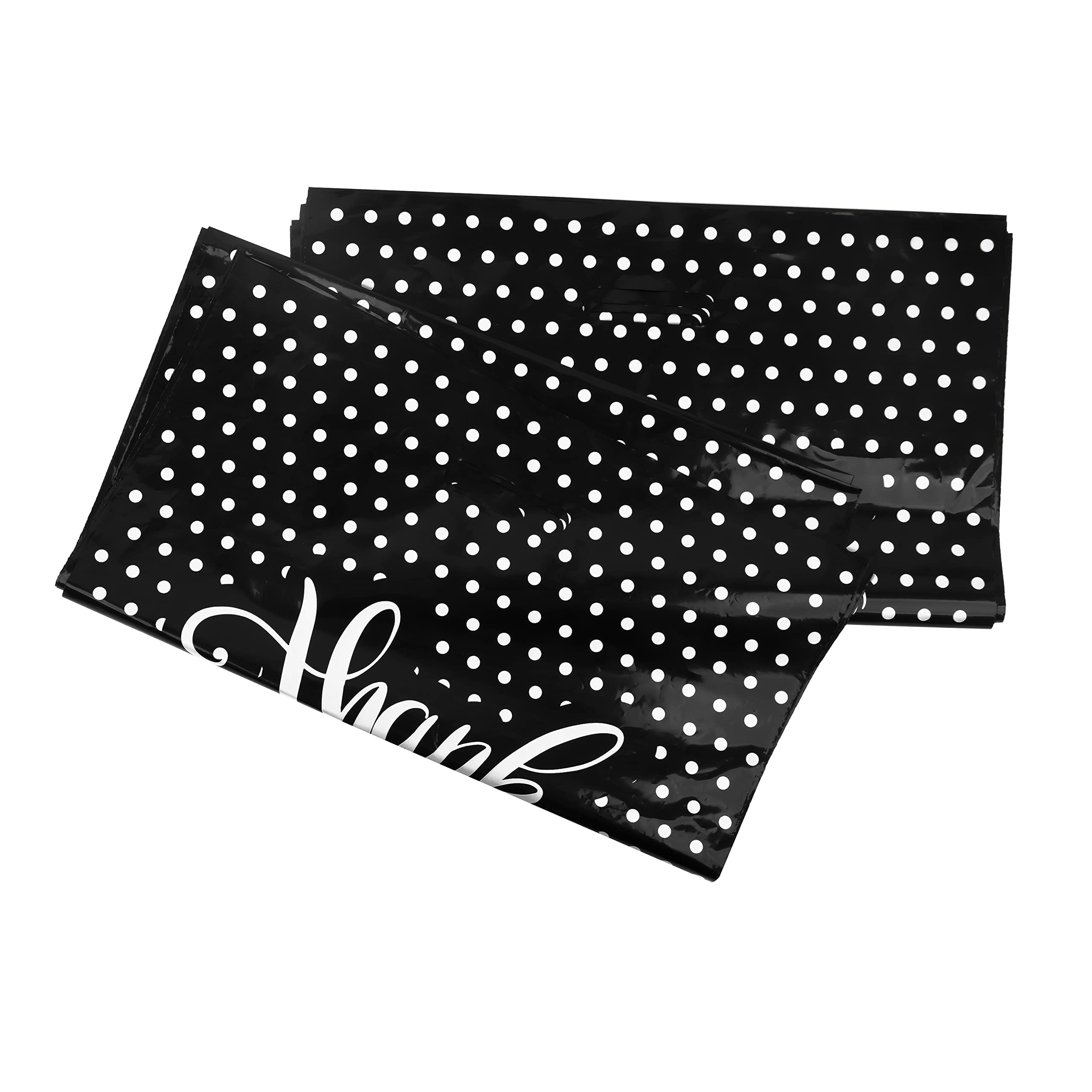 Thank You Bags for Business | 16x18 Plastic Shopping Bags with Handles | 100-Pack Merchandise Bags for Retail Stores & Boutiques | Small Business Gift Bags | Perfect for Packaging Products, Customer Purchases & Promotional Giveaways