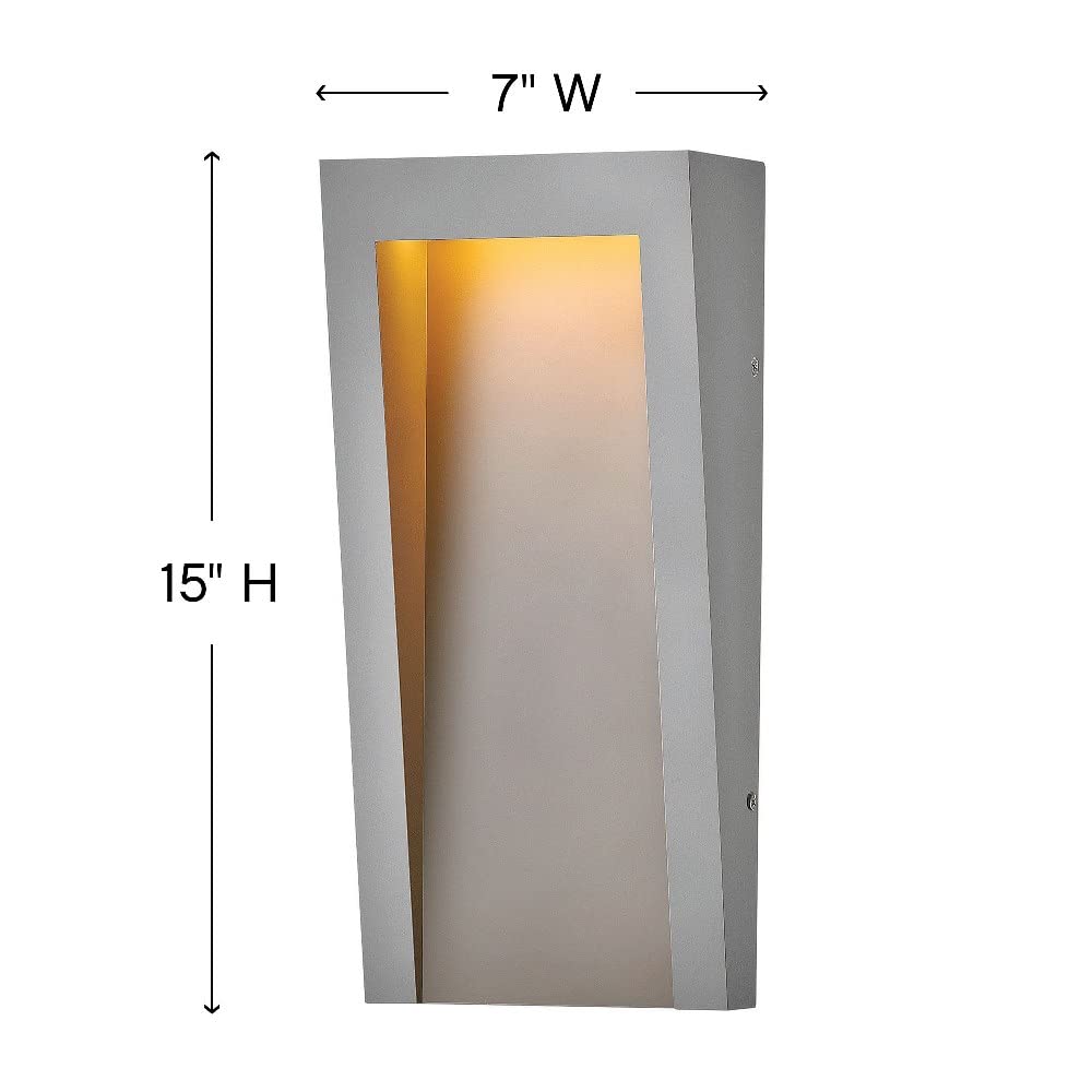 8W LED Modern Outdoor Wall Lantern - 7