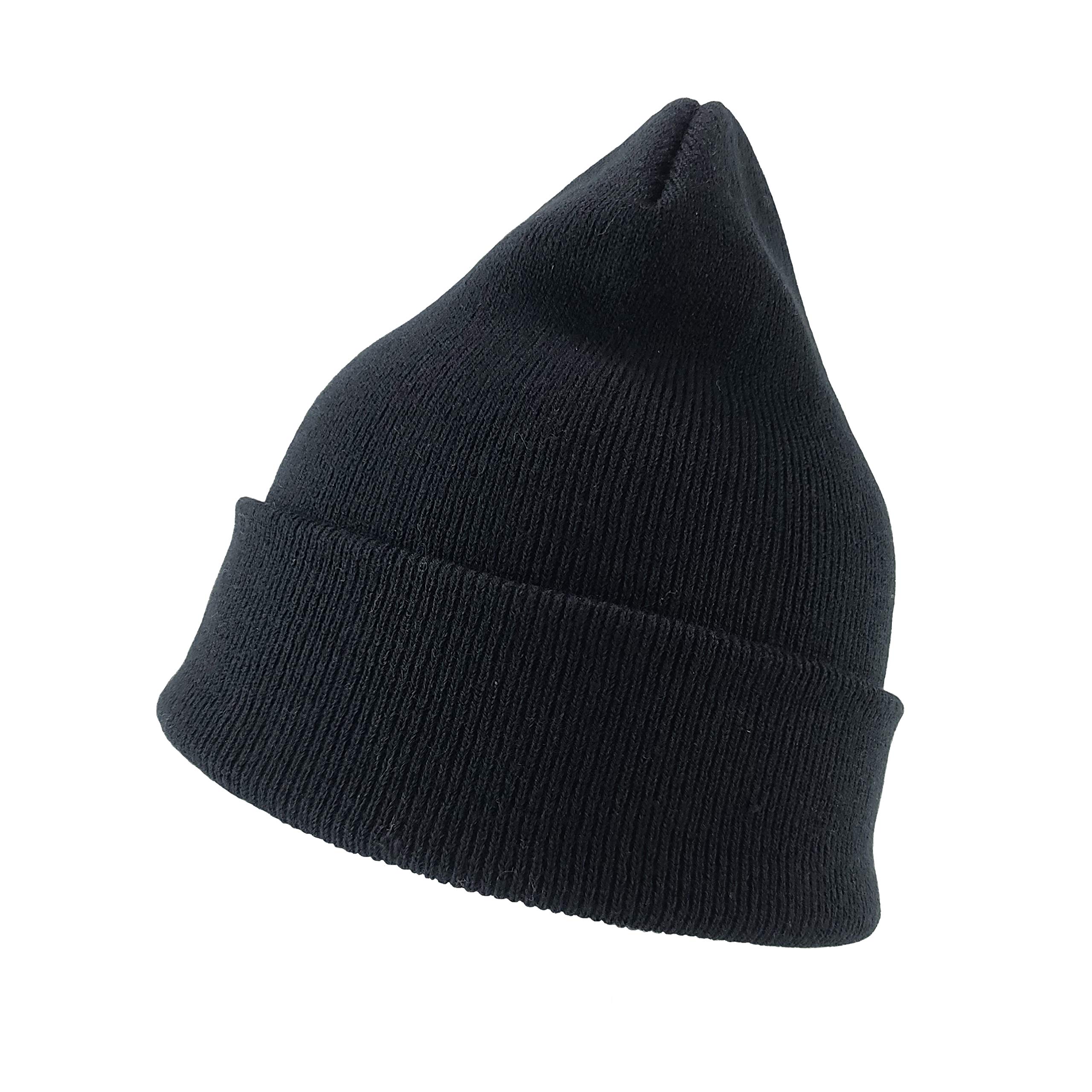 BRUCERIVER Classic Knit Stretchy Beanie Hat for Men & Women - Warm Winter Skull Cap for Outdoor Activities, Skiing, Snowboarding & Casual Wear
