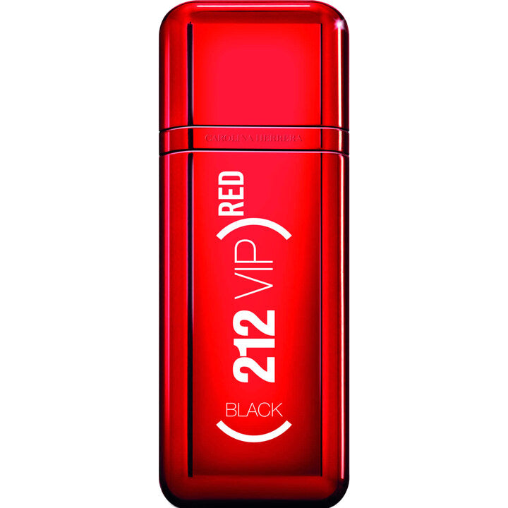 Carolina Herrera 212 VIP Black Red 3.4 oz Eau de Parfum for Men - Long Lasting Luxury Cologne for Night Out & Special Occasions