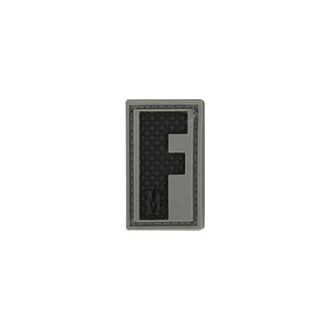 Letter F Morale Patch - Embroidered Iron-On Patch for Jackets, Hats & Bags - Perfect for Military, Police & Outdoor Enthusiasts