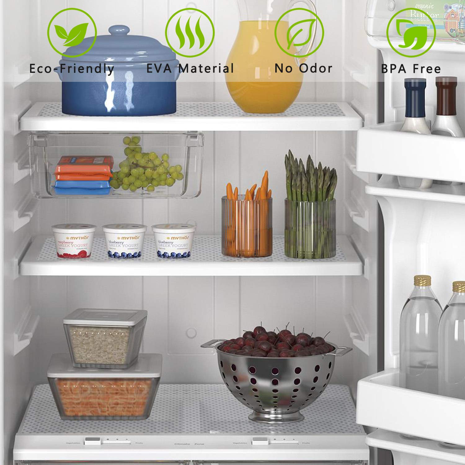 Non-Slip EVA Refrigerator Shelf Liner - 17.5