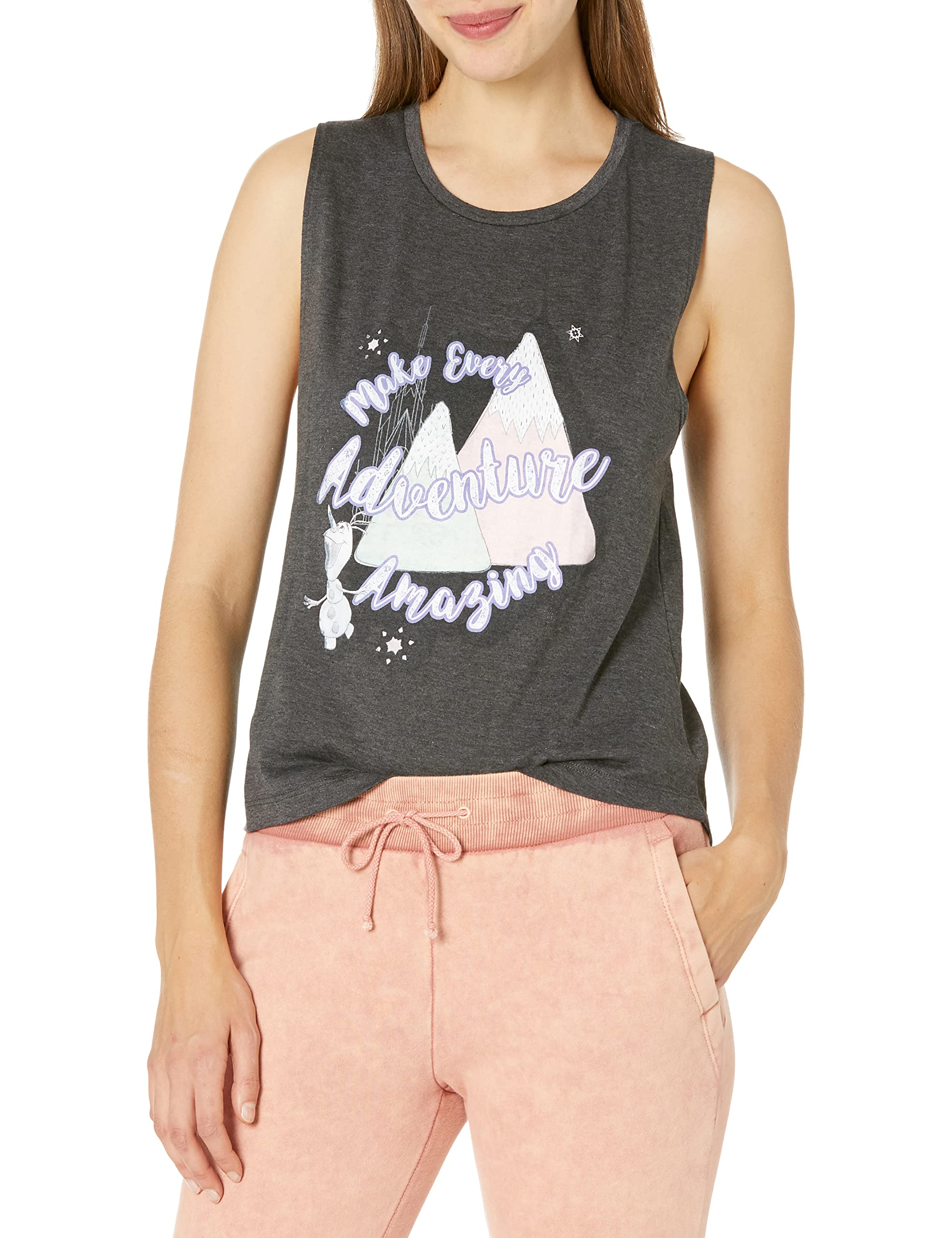 Frozen Adventure Festival Muscle Tee for Women - Casual & Fun Outfits