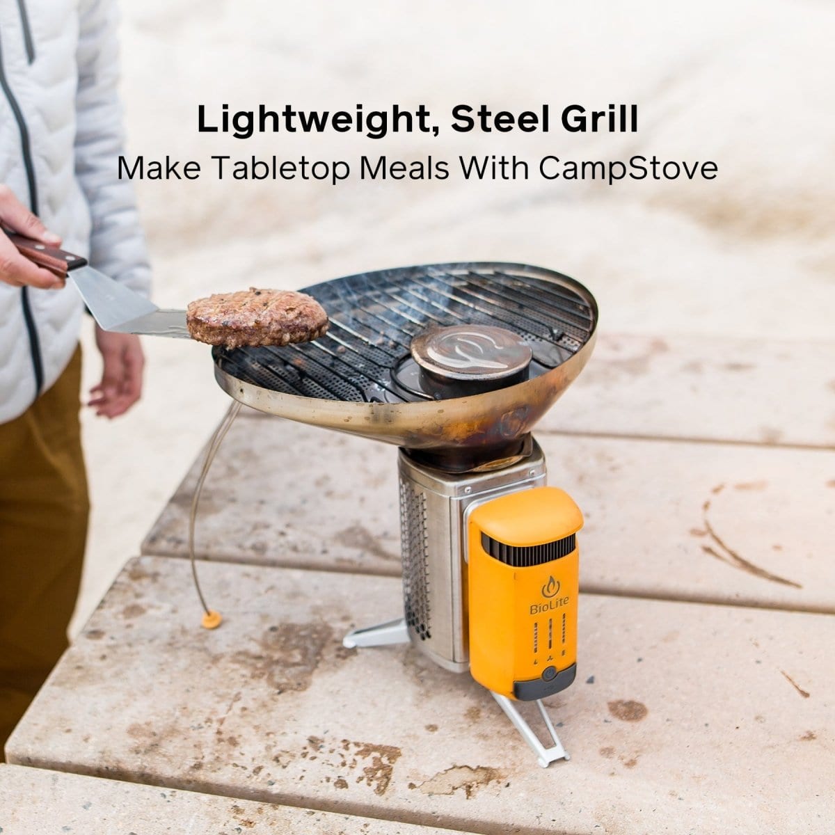 Portable Camp Stove Grill - Compact Outdoor Cooking for Camping, Picnics & Backpacking | Lightweight & Easy to Use