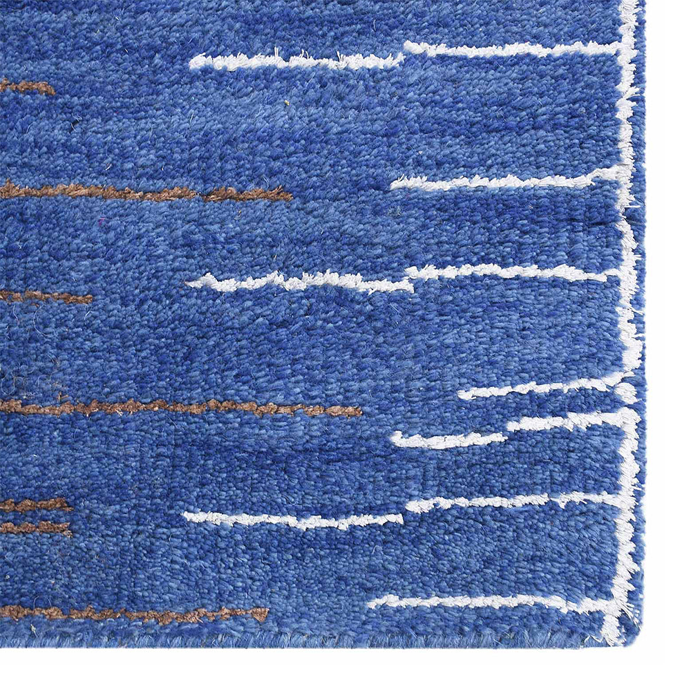 Luxury Haze Hand Knotted Wool Rug - Soft Bohemian Area Rug for Living Room, Bedroom & Office - Premium Handmade Persian Style Carpet for Home Decor