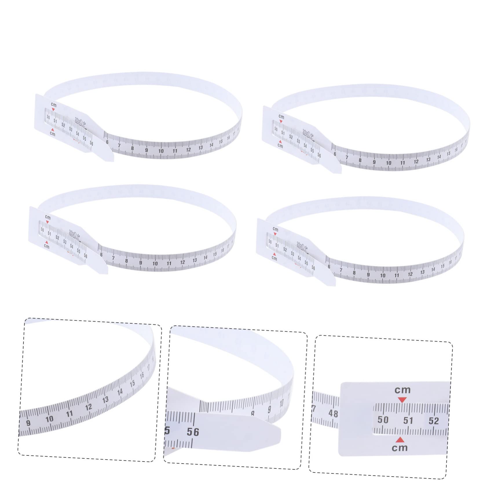 COHEALI 18-Piece Double Sided Tape Measure for Head Circumference & Length Measurement - Baby Growth Tracking Ruler for Toddlers & Infants - Perfect for Pediatric Checkups, Newborn Photos, and DIY Craft Projects