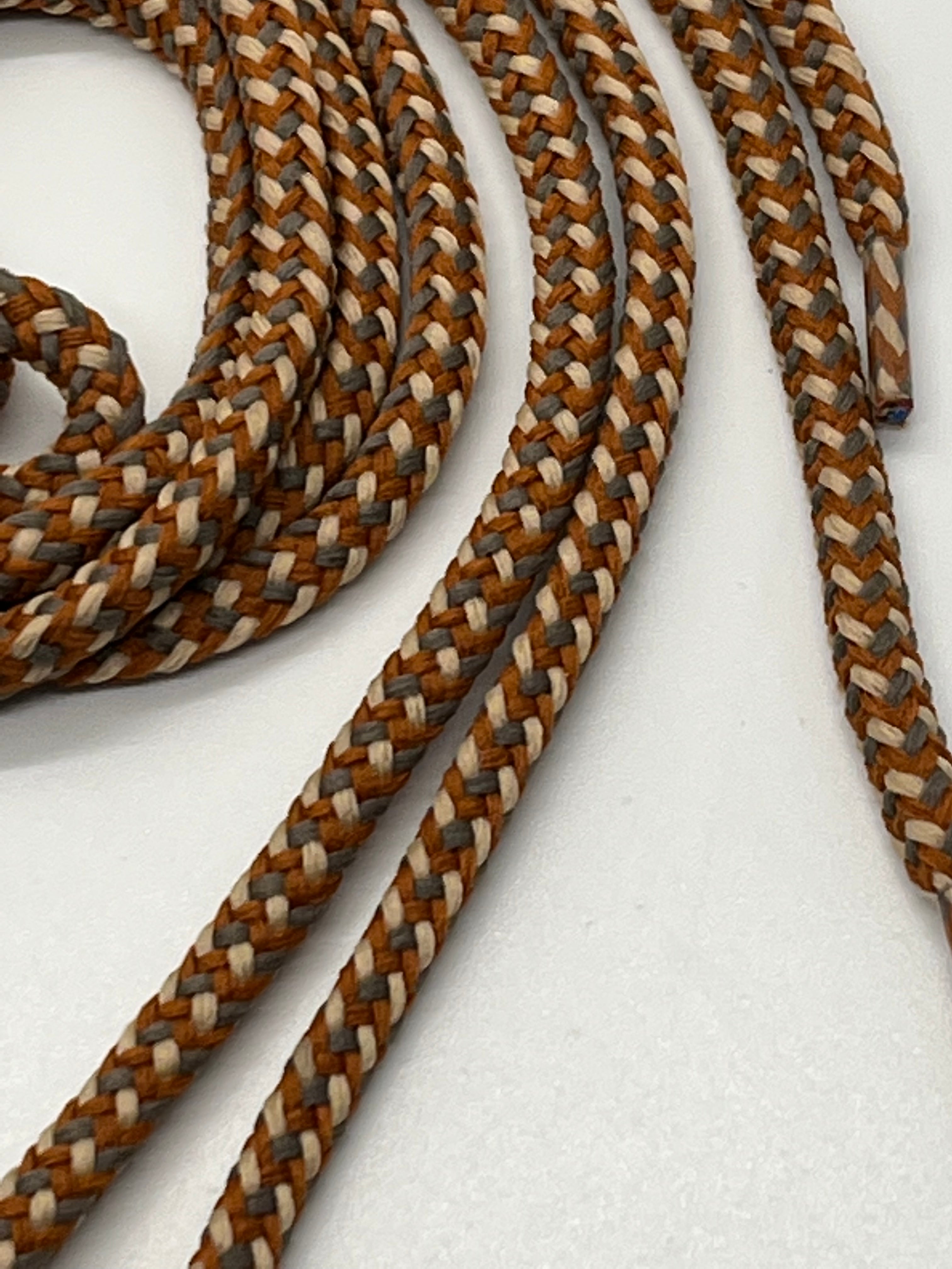 Round Autumn Shoelaces - Sorrel, Copper & Toast Colors | Fall Fashion Shoe Accessories for Boots, Sneakers & Casual Shoes