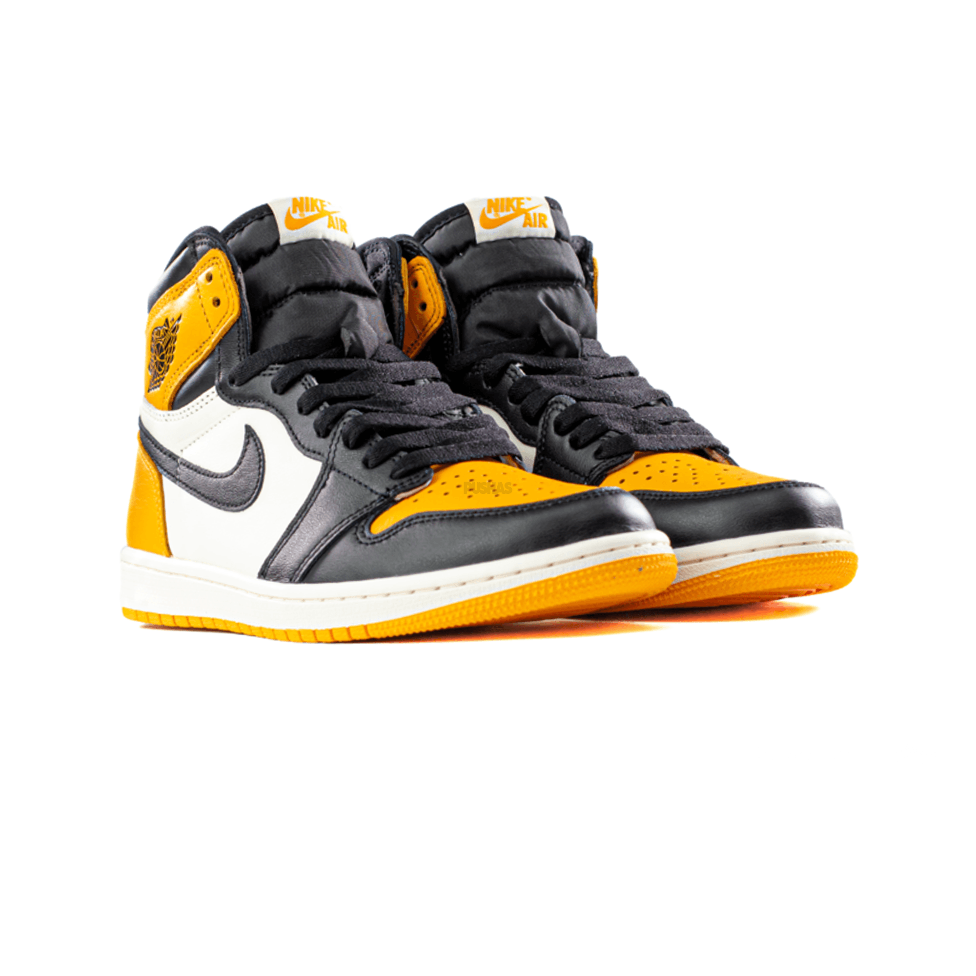 Air Jordan 1 Retro High OG 'Yellow Toe' Men's Basketball Shoes (2022 Release) - Classic Sneakers for Streetwear & Casual Outfits