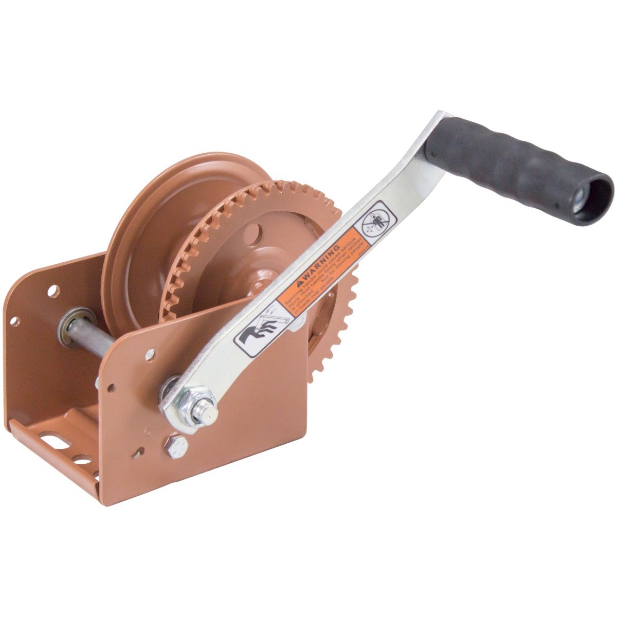 Dutton Lainson® 1300 lb Capacity Standard Winch - Heavy Duty Hand Winch for Truck, Trailer, Boat & Off-Road Vehicle Recovery