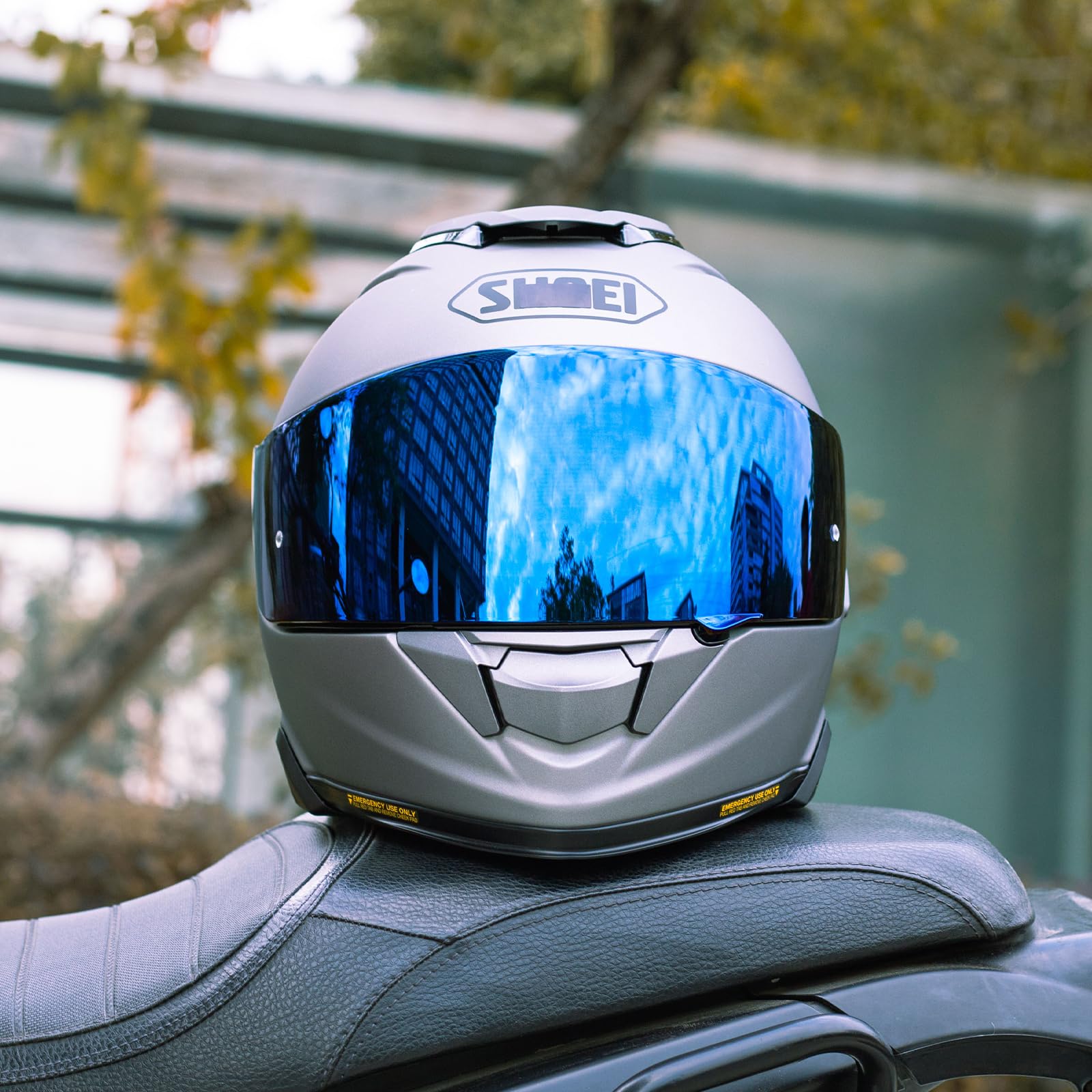 Soman GT Air 2 Visor Shield Replacement - Compatible with GT Air, GT Air 2, Neotec, CNS-1, TC-5, TC-9 Motorcycle Helmets (Blue) - Durable Face Shield for Enhanced Visibility & UV Protection - Perfect for Riding, Racing & Outdoor Adventures