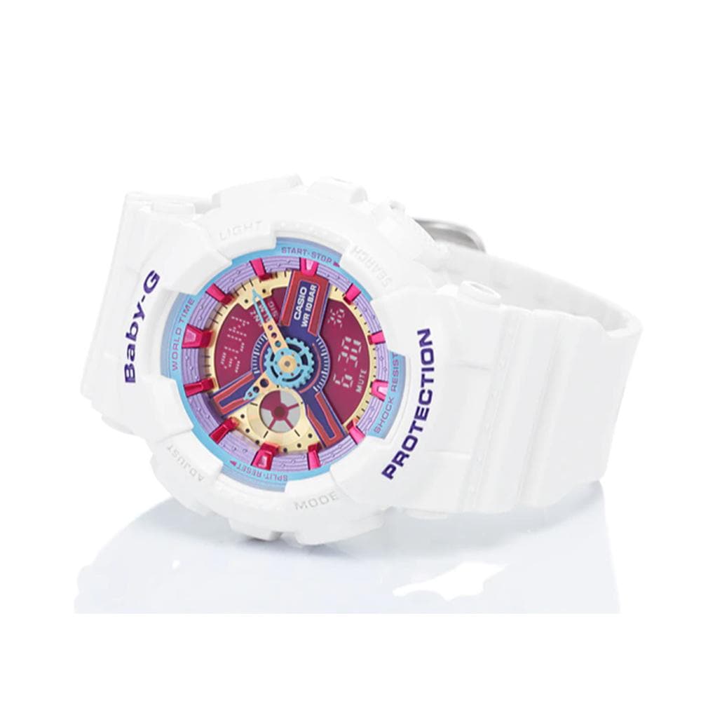 CASIO BABY-G BA-112-7ADR Women's Digital Sport Watch - Shock Resistant, Water Resistant, LED Light - Perfect for Running, Swimming & Outdoor Activities