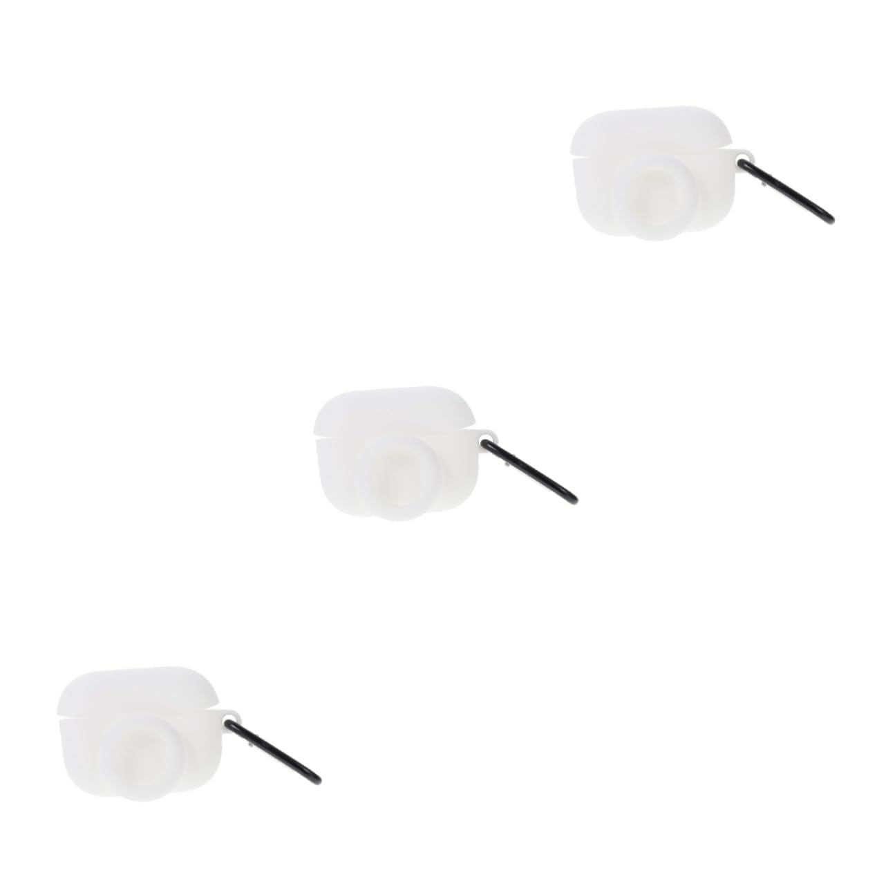 Mikikit 3 Pack Silicone Earphone Case for Over-Ear Headphones - Protective Storage Cover with Ear Plugs 2-in-1 Design | Travel, Gym & Home Organization Accessory
