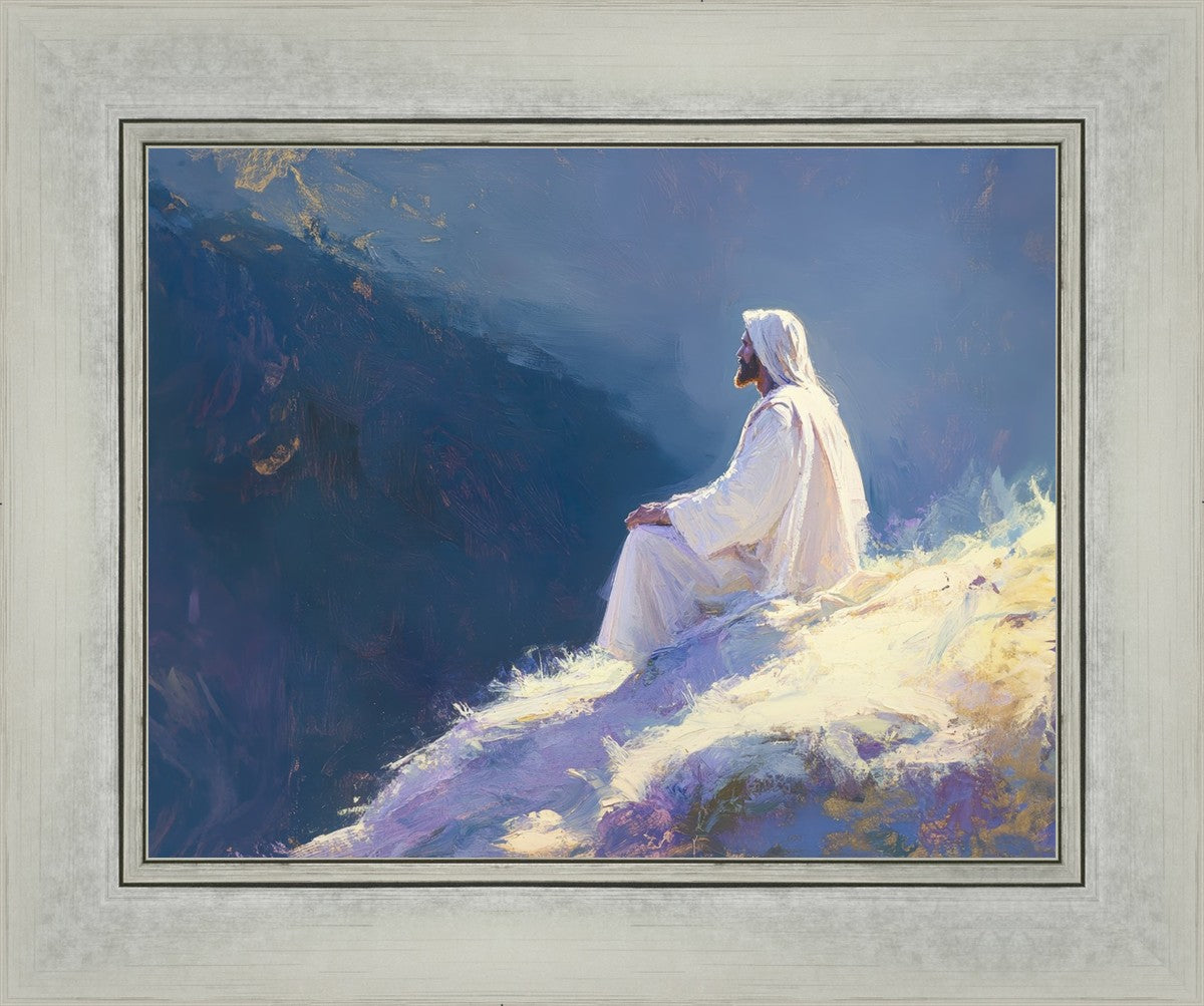 Contemplation By Justin Anna Culebro - Abstract Wall Art Painting for Home & Office Decor | Perfect for Living Room, Bedroom or Meditation Space