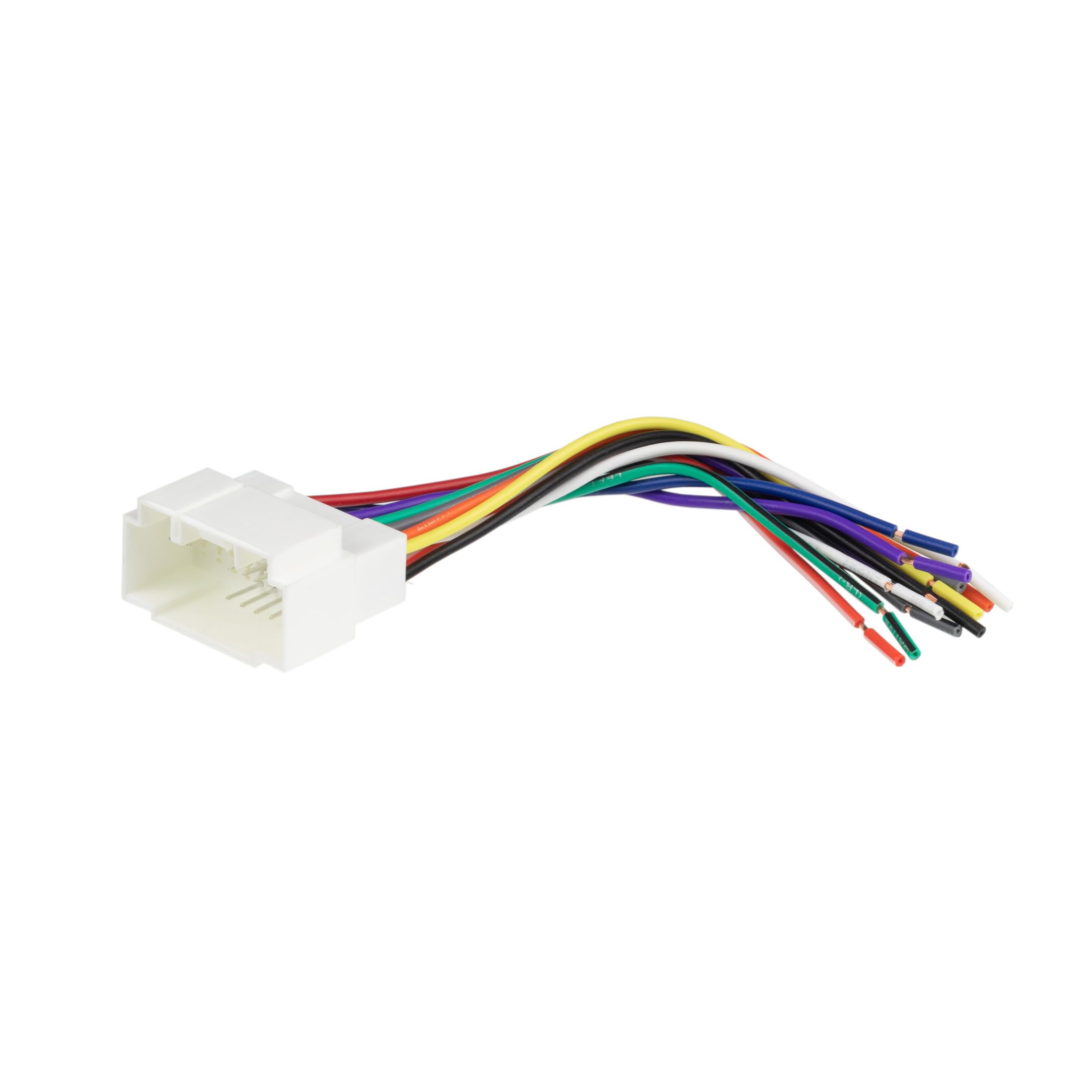 Scosche HA08B Radio Wiring Harness Compatible with 1998-2011 Acura & Honda Models - Car Stereo Installation Adapter - Perfect for DIY Car Audio Upgrades & Aftermarket Head Unit Installations