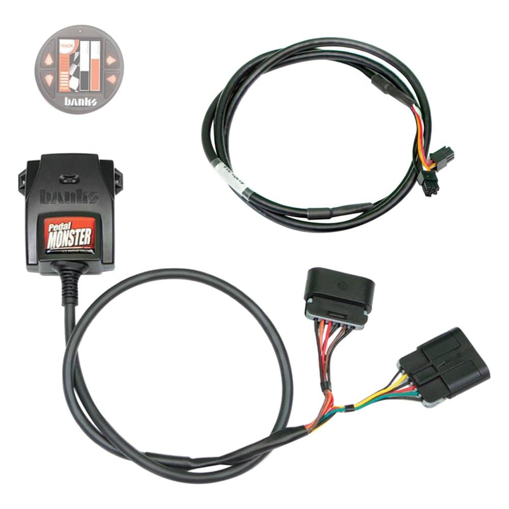 Banks Power 64321 Pedal Monster Kit Aptiv GT 150 6-Way Standalone Throttle Booster for iDash 1.8 - Performance Upgrade for Trucks & SUVs, Off-Road & Towing Scenes