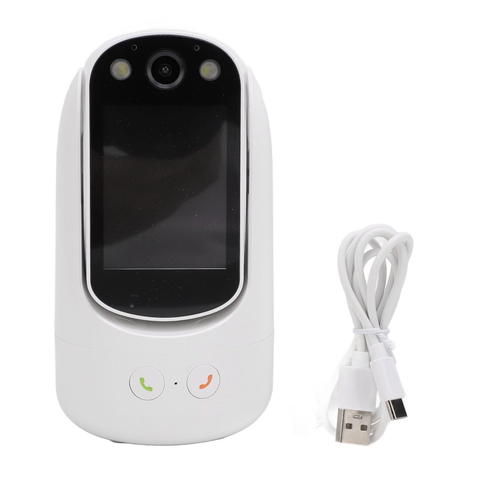 HD Video Calling Camera with Night Vision & Motion Tracking - 2-Way Security Camera for Home Monitoring, Baby/Pet Watching, and Office Surveillance