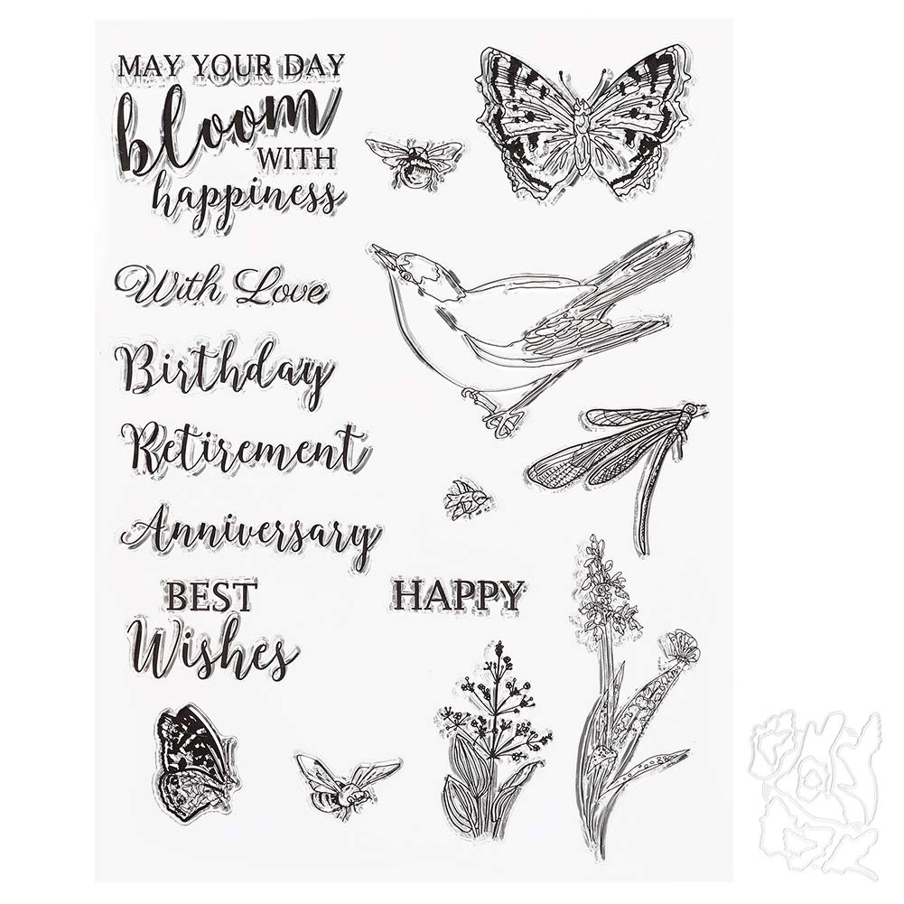 Clear Pattern Stamp Seal for Scrapbooking & Card Making - DIY Crafts & Journals