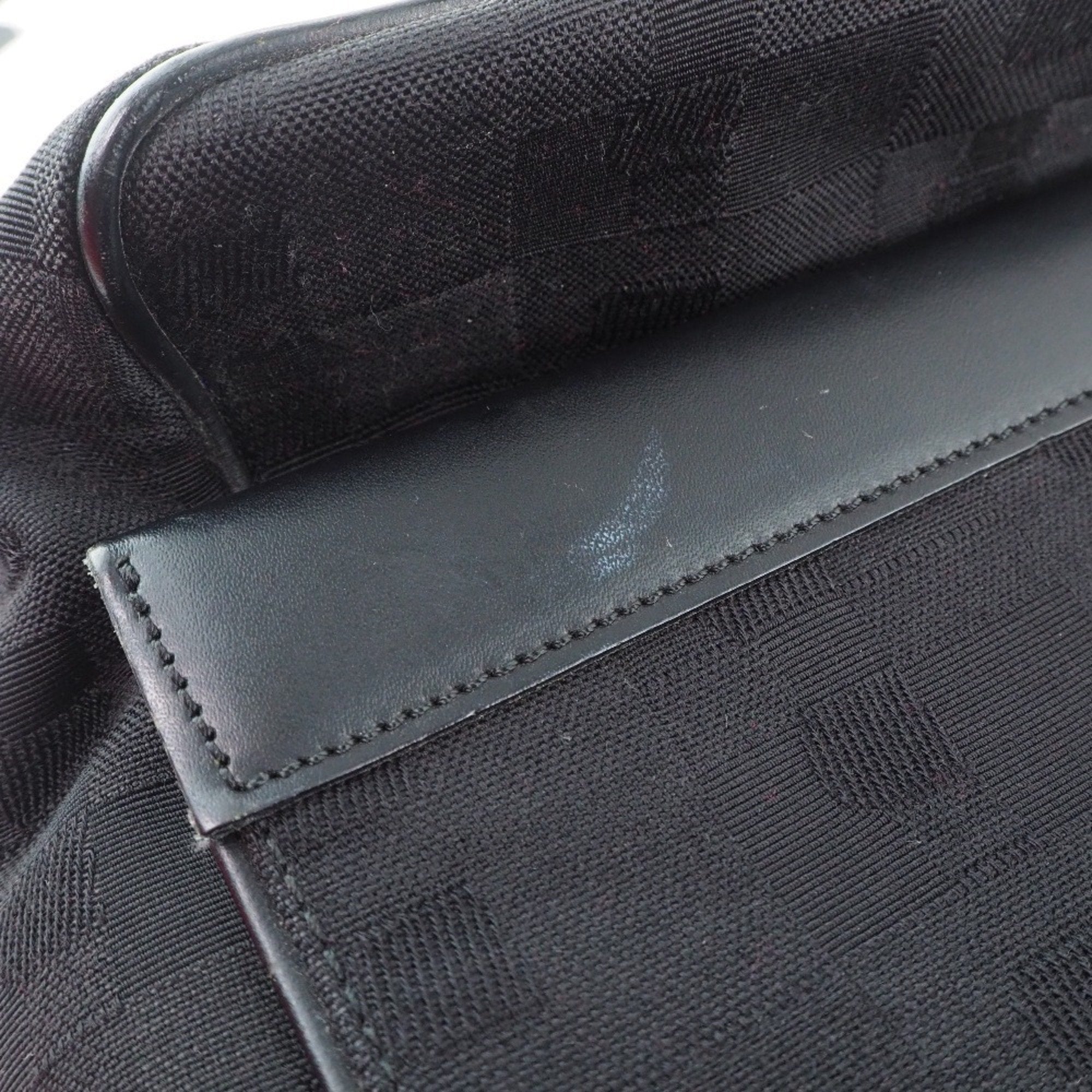 Stylish Black Canvas & Leather Messenger Bag for Men & Women - Perfect for Work, Travel & Daily Commute