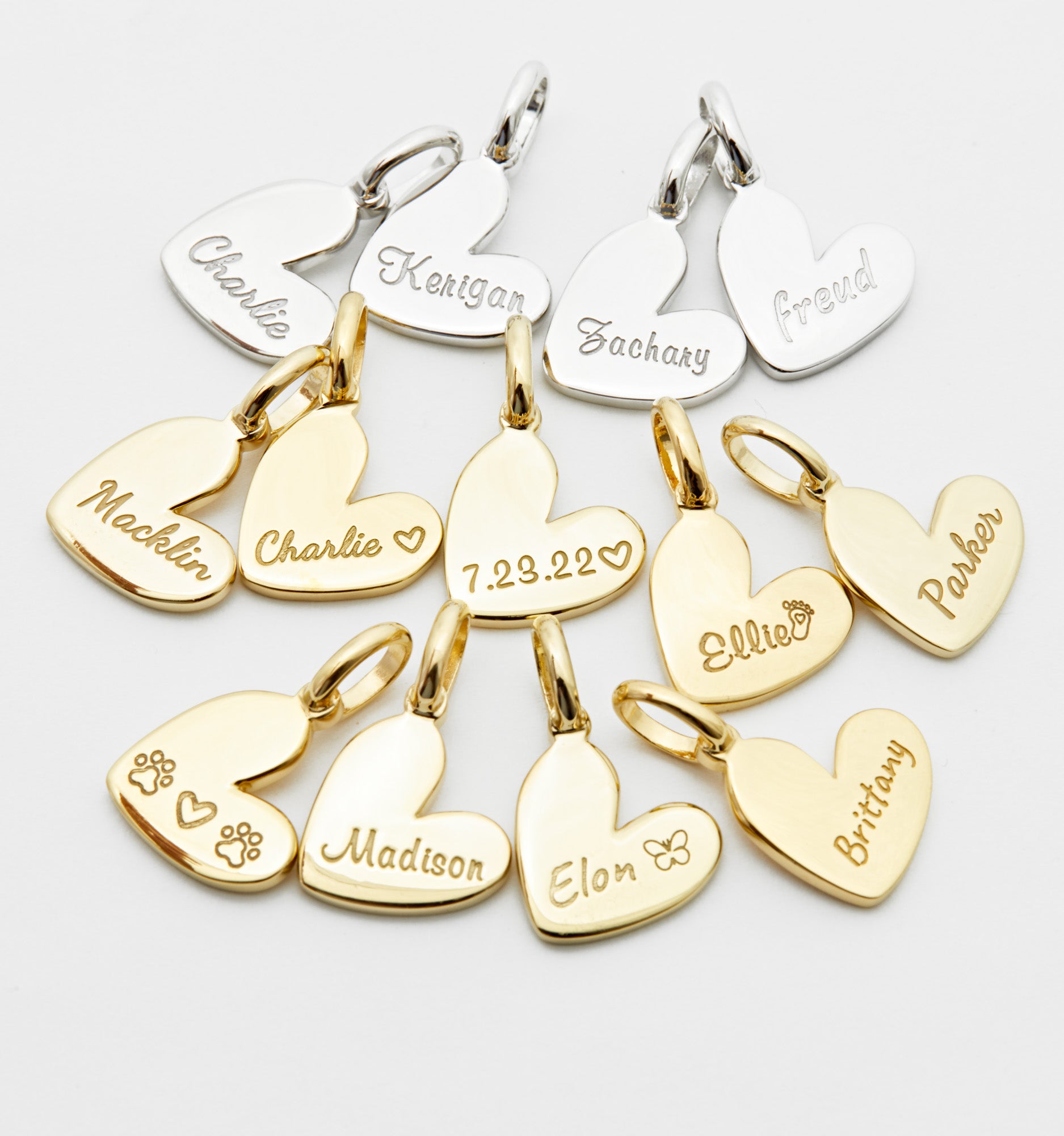 Personalized Heart Name Necklace - Custom Engraved Jewelry for Women, Gift for Her, Valentine's Day, Anniversary, Birthday - Perfect for Everyday Wear & Special Occasions
