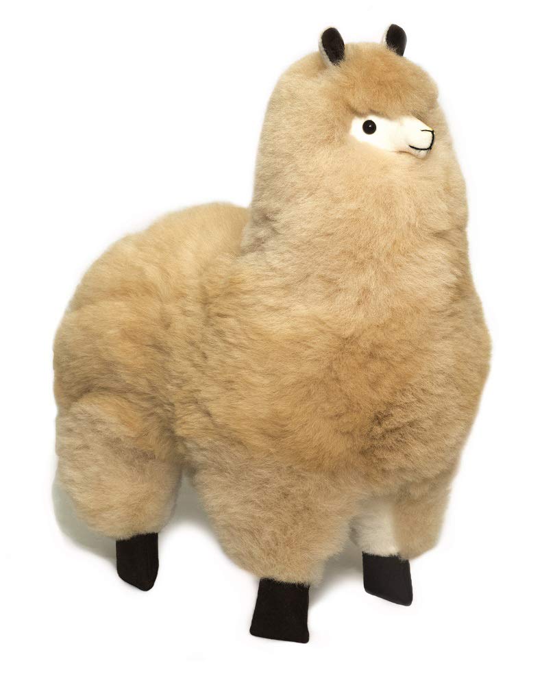 Premium Handmade Alpaca Fur Stuffed Animal Toy - 18