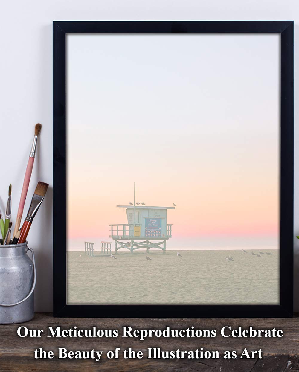 Endless Summer Beach House Decor - 11x14 Unframed Coastal Wall Art Print for Lake Cabins, Surfing Rooms & Summer Home Decoration | Perfect Beach Life Sign Gift for Vacation Homes & Coastal Living Spaces